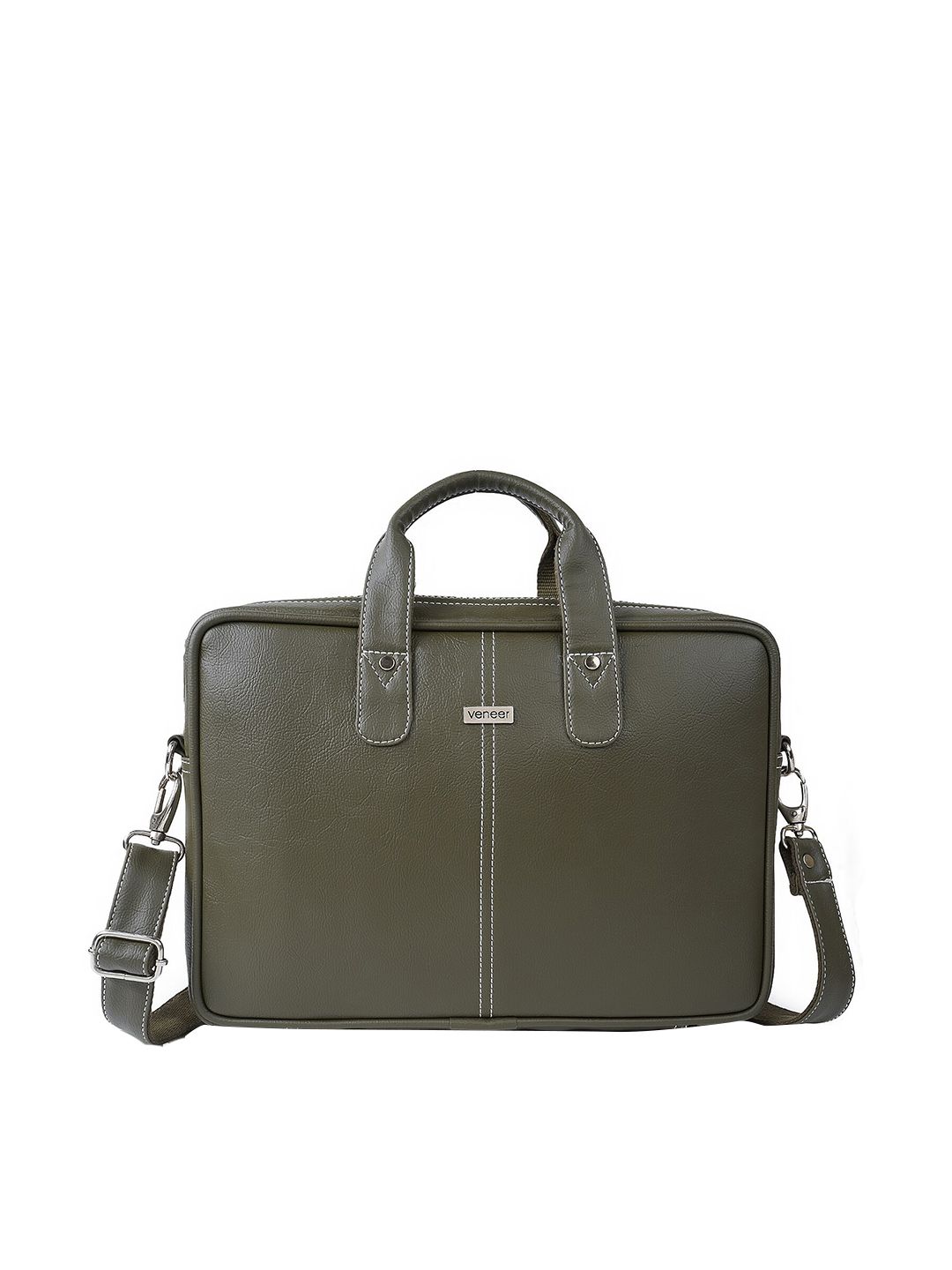 Veneer Vegan Leather Laptop Messenger Bag-picture-32