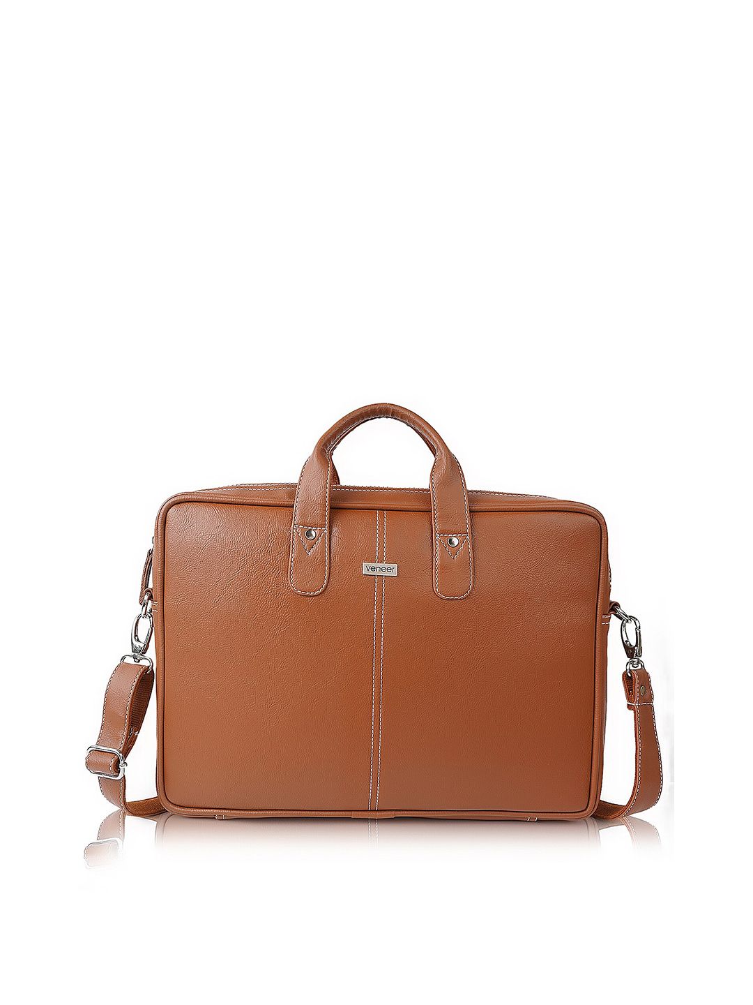 Veneer Vegan Leather Laptop Messenger Bag-picture-56