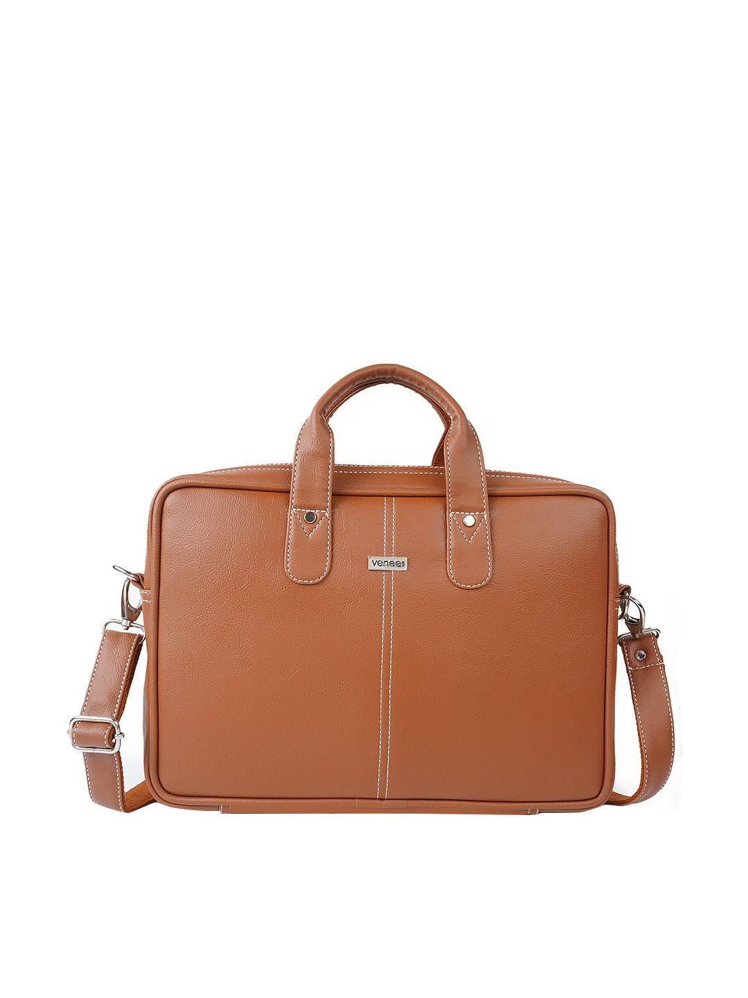 Veneer Vegan Leather Laptop Messenger Bag-picture-42