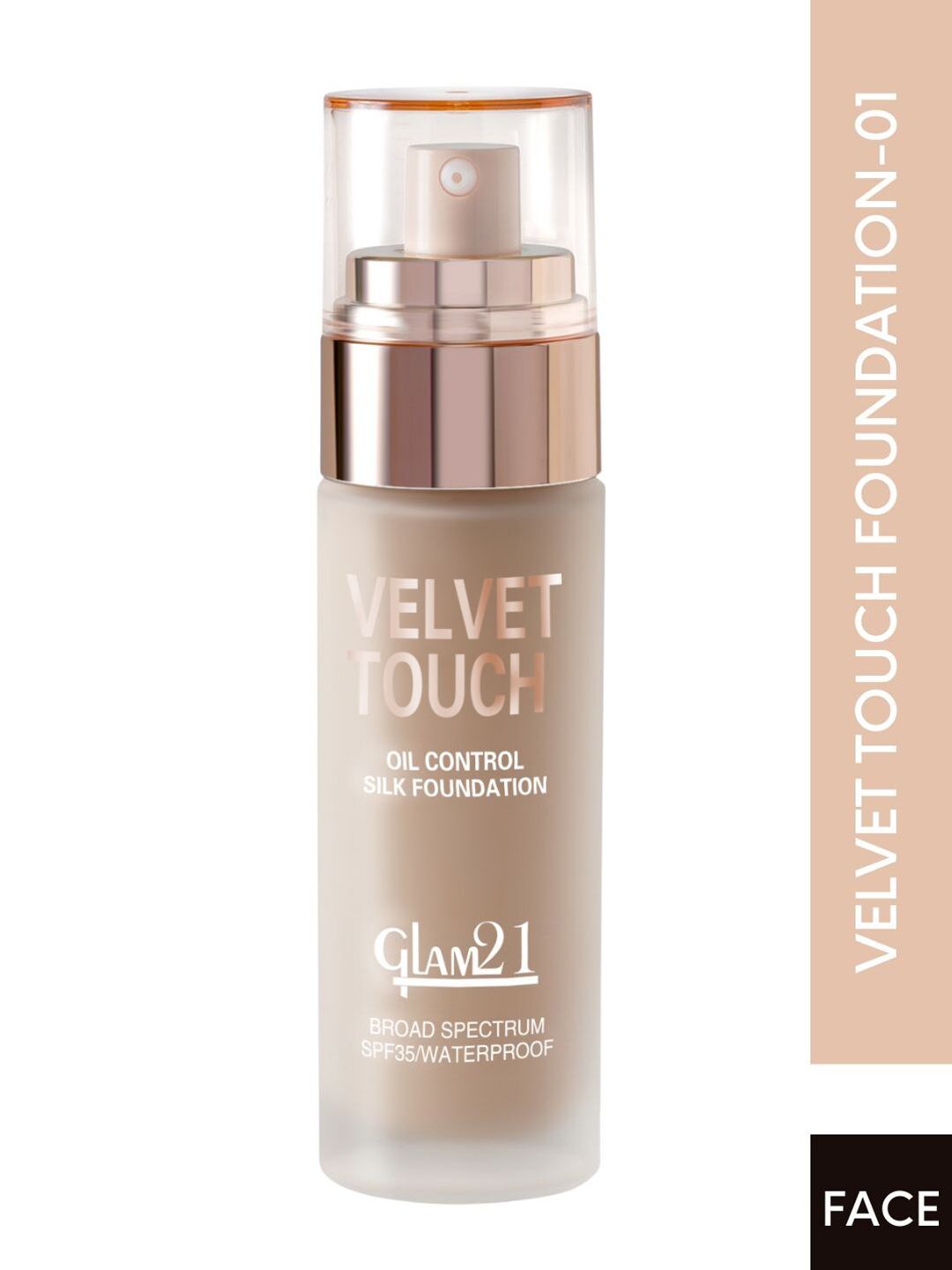 GLAM21 Velvet Touch Oil Control Long-Lasting Silk Foundation SPF35 50g - Light Natural 01-image-6
