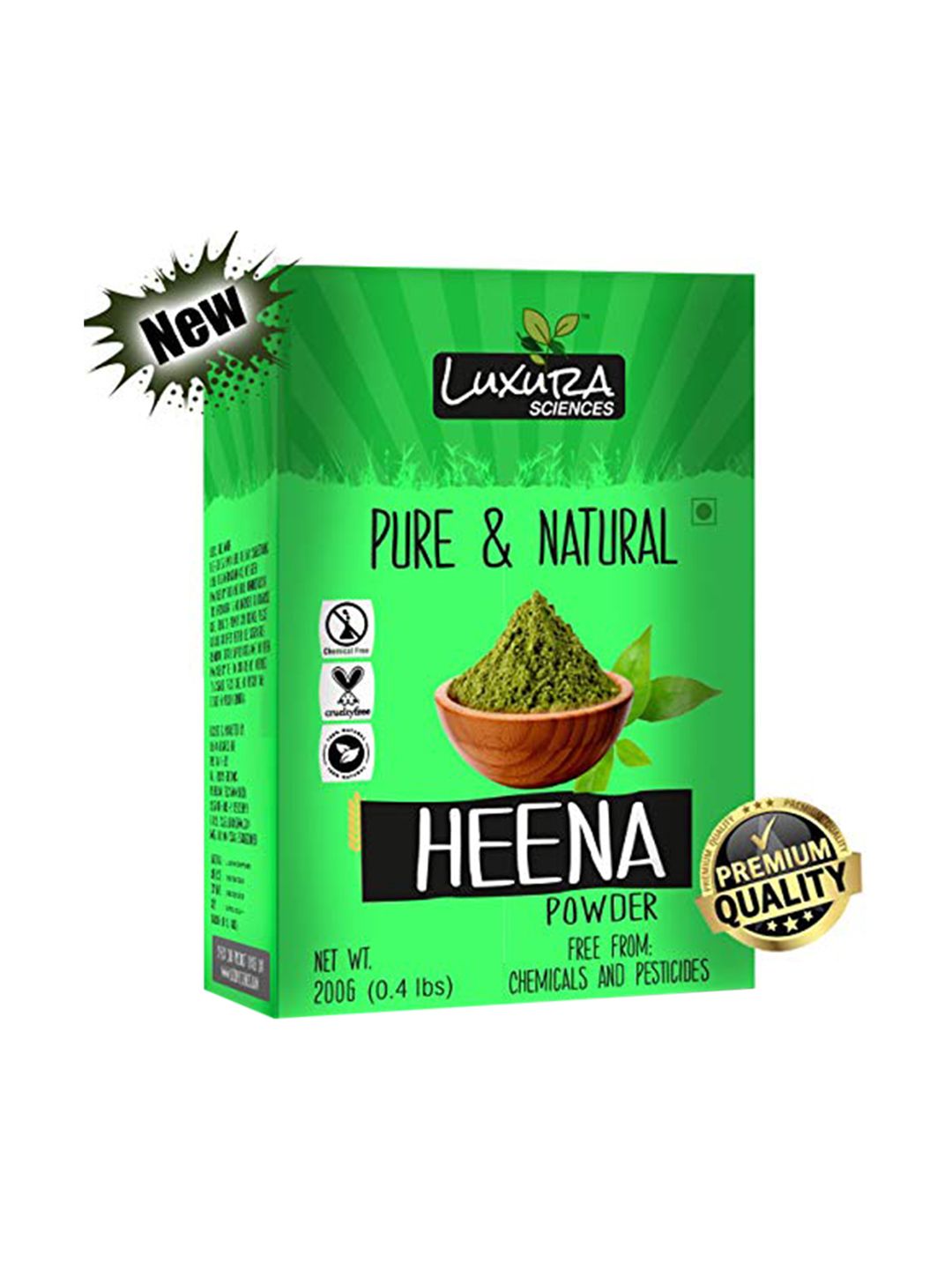 Luxura Sciences Organic Henna Powder 200 g-image-37