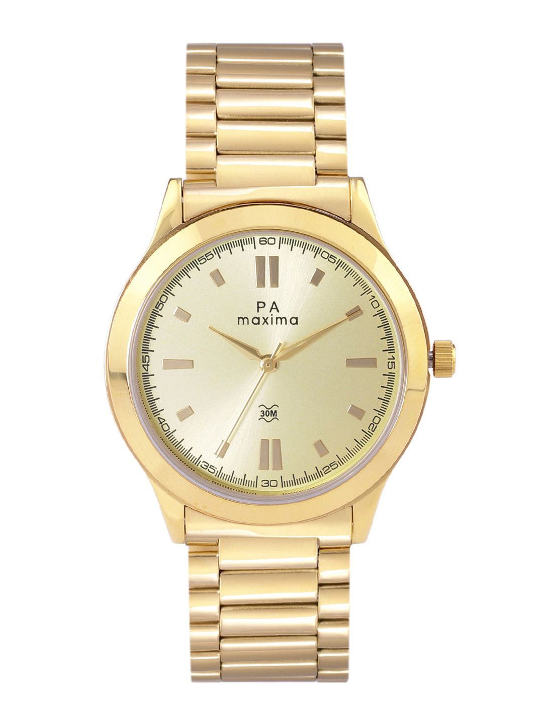 Maxima watches golden on sale colour