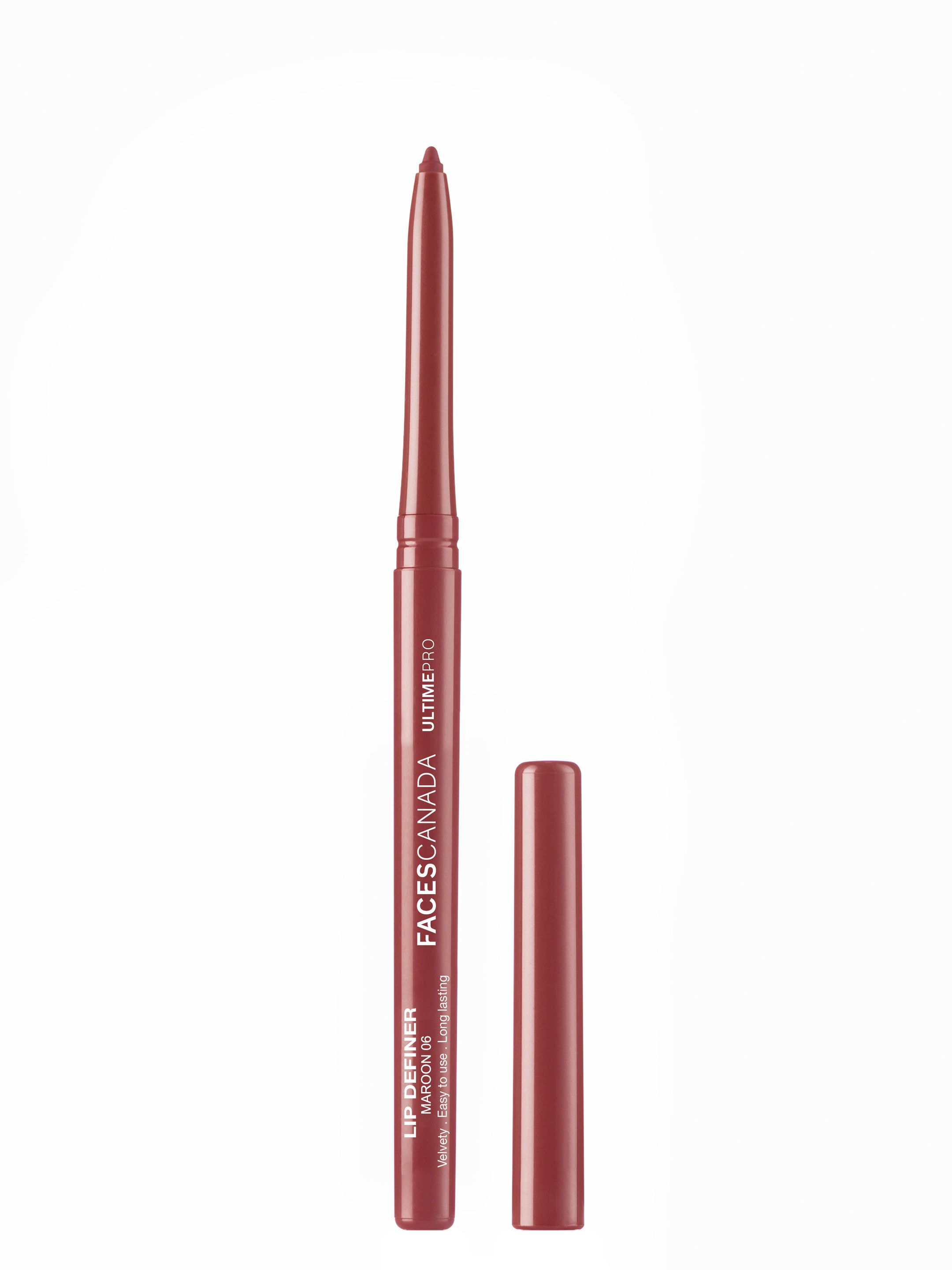 FACES CANADA Ultime Pro Waterproof Lip Definer - Maroon 06-image-1