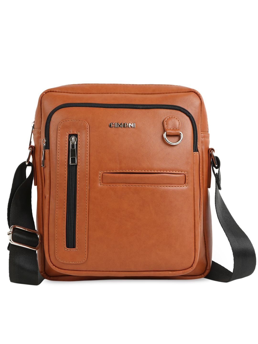 CIMONI Structured Vegan Leather Sling Bag-image-17