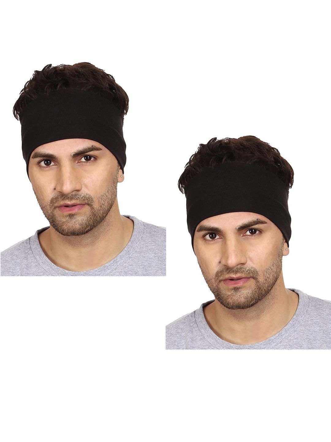 Gajraj Unisex Pack Of 2 Cotton Headband-picture-29