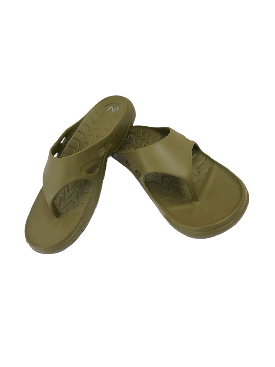 Doubleu Men Comfortable Rubber Thong Flip-Flops-image-9