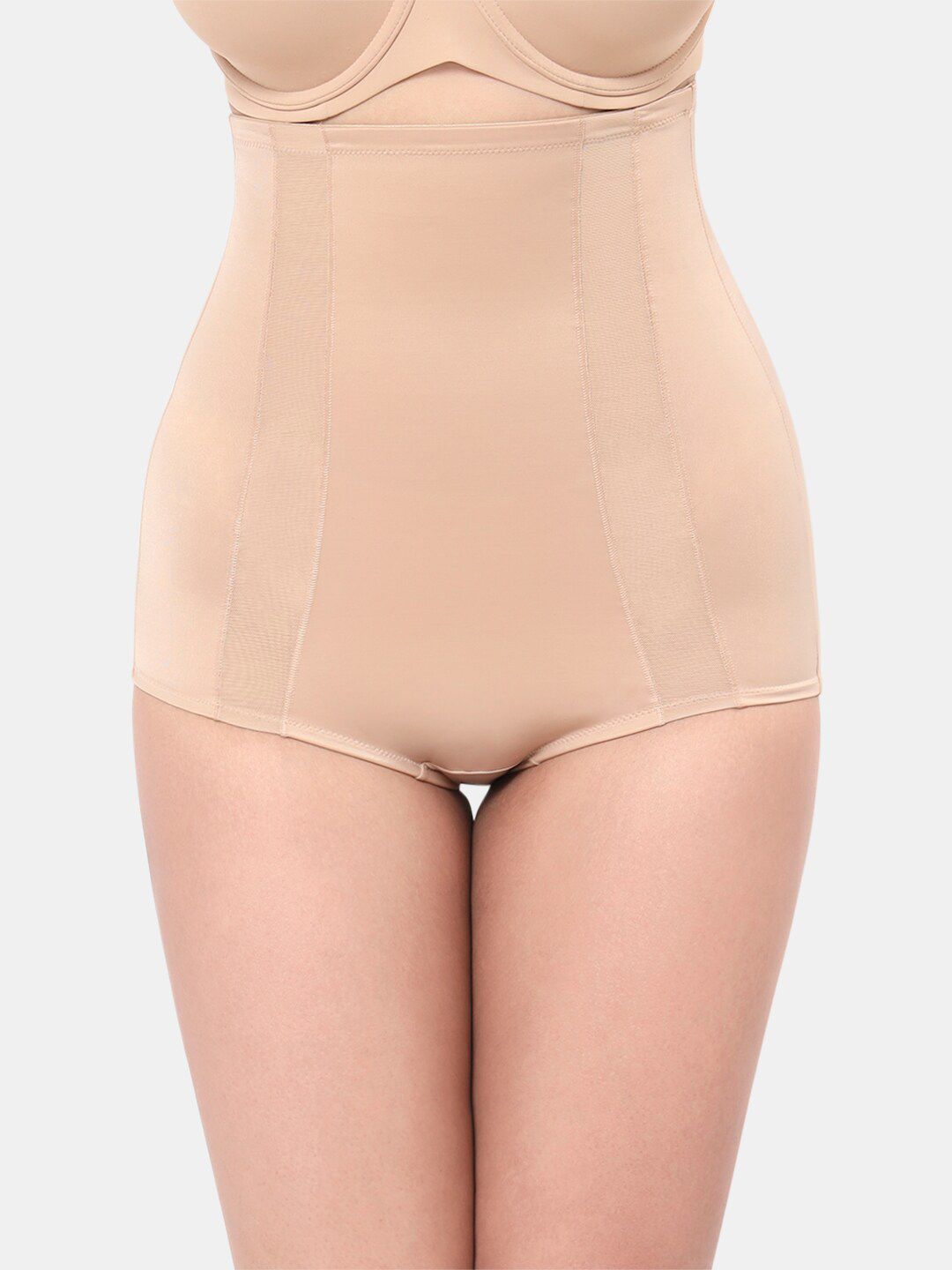 Enamor The Hourglass Collection Skin Coloured Seamless Hi-Waist Thigh  Shapewear TS09