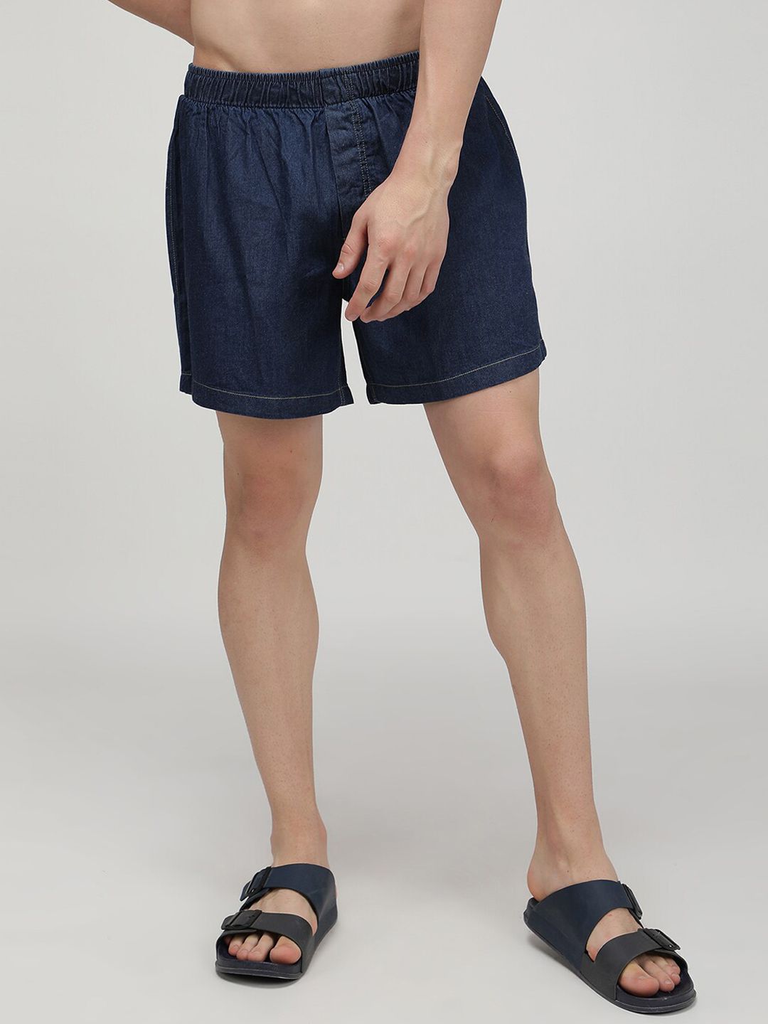 SPORTO Men Mid-Rise Cotton Denim Boxers-picture-16