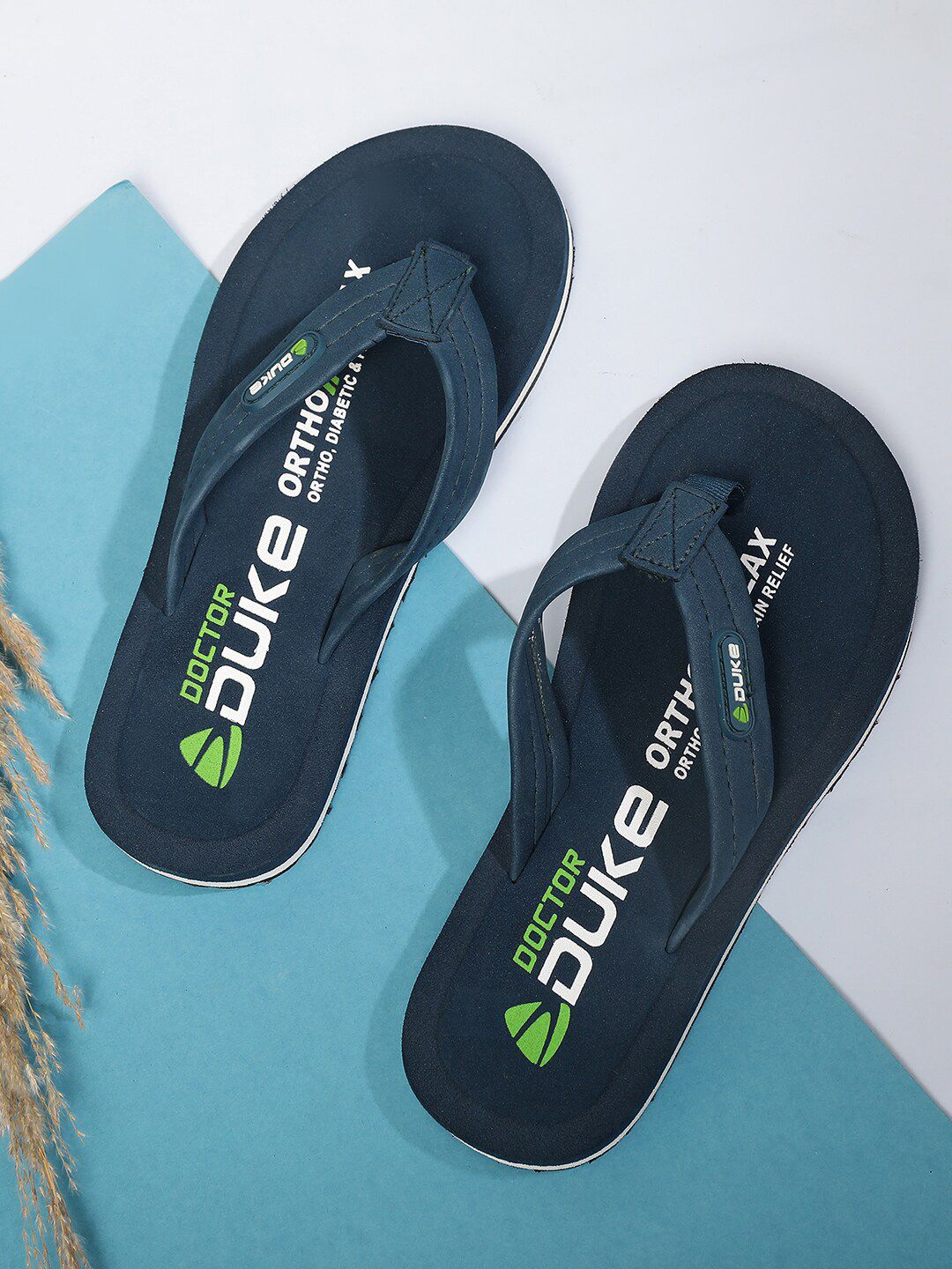 Duke Men Printed Ortho Thong Flip-Flops-picture-13