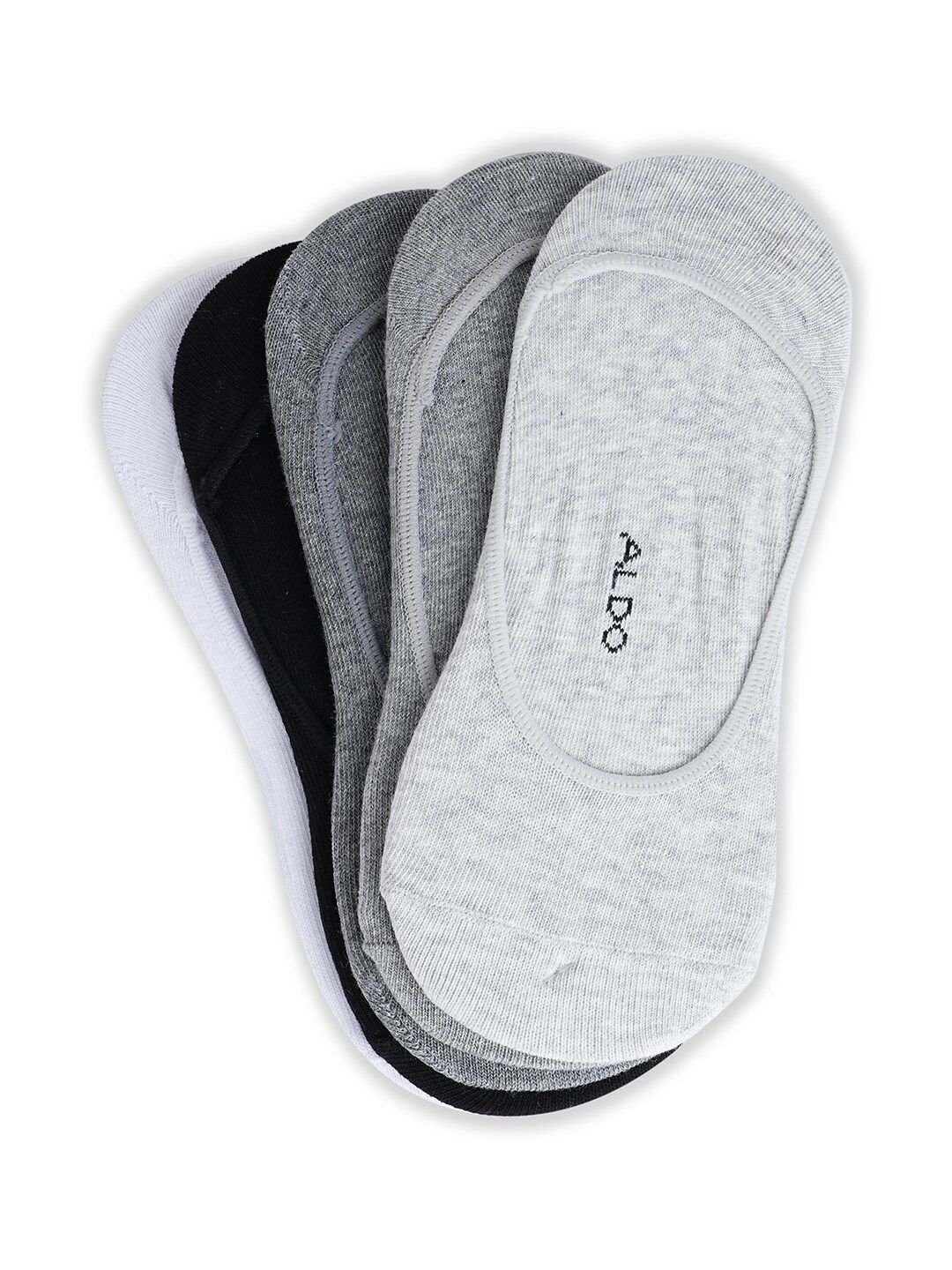 ALDO Men Pack Of 5 Cotton Shoe Liner Socks-image-10
