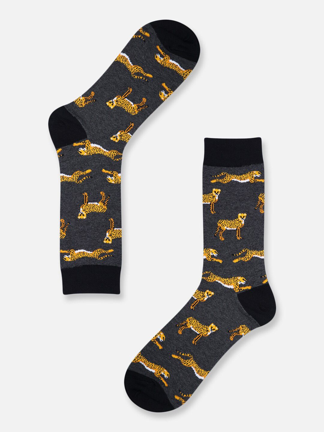 TOFFCRAFT Men Patterned Calf Length Cotton Socks-picture-30