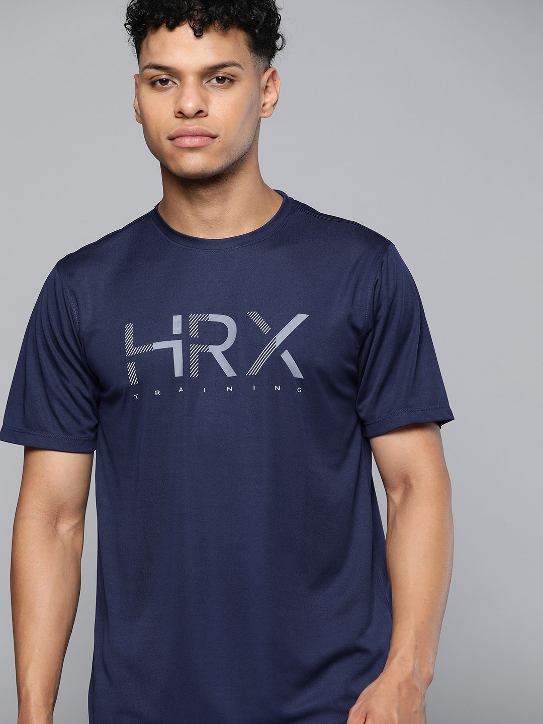 HRX By Hrithik Roshan Men Brand Logo Training Printed, 43% OFF