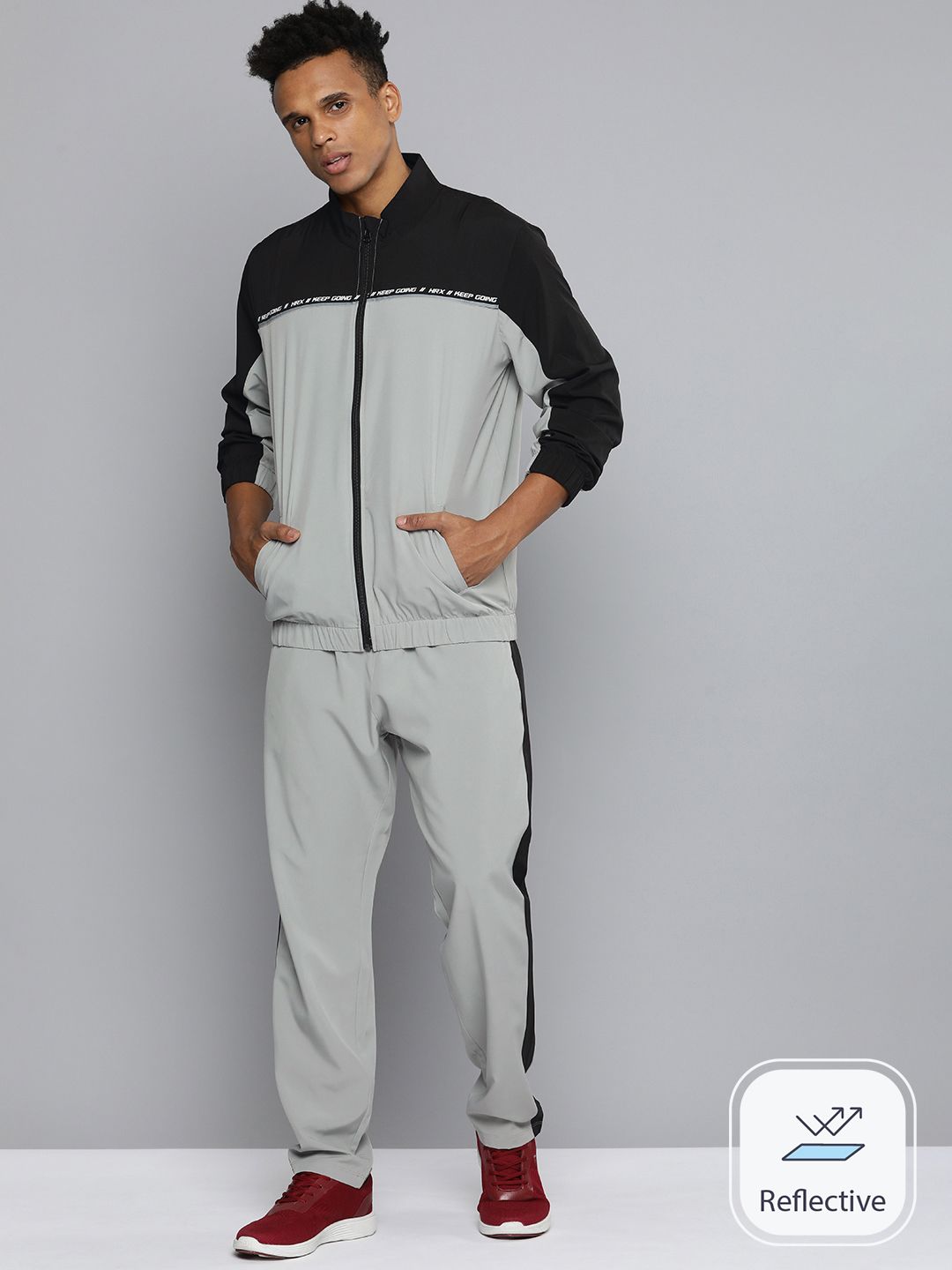 HRX by Hrithik Roshan Men Regular Fit Rapid-Dry Running Tracksuit