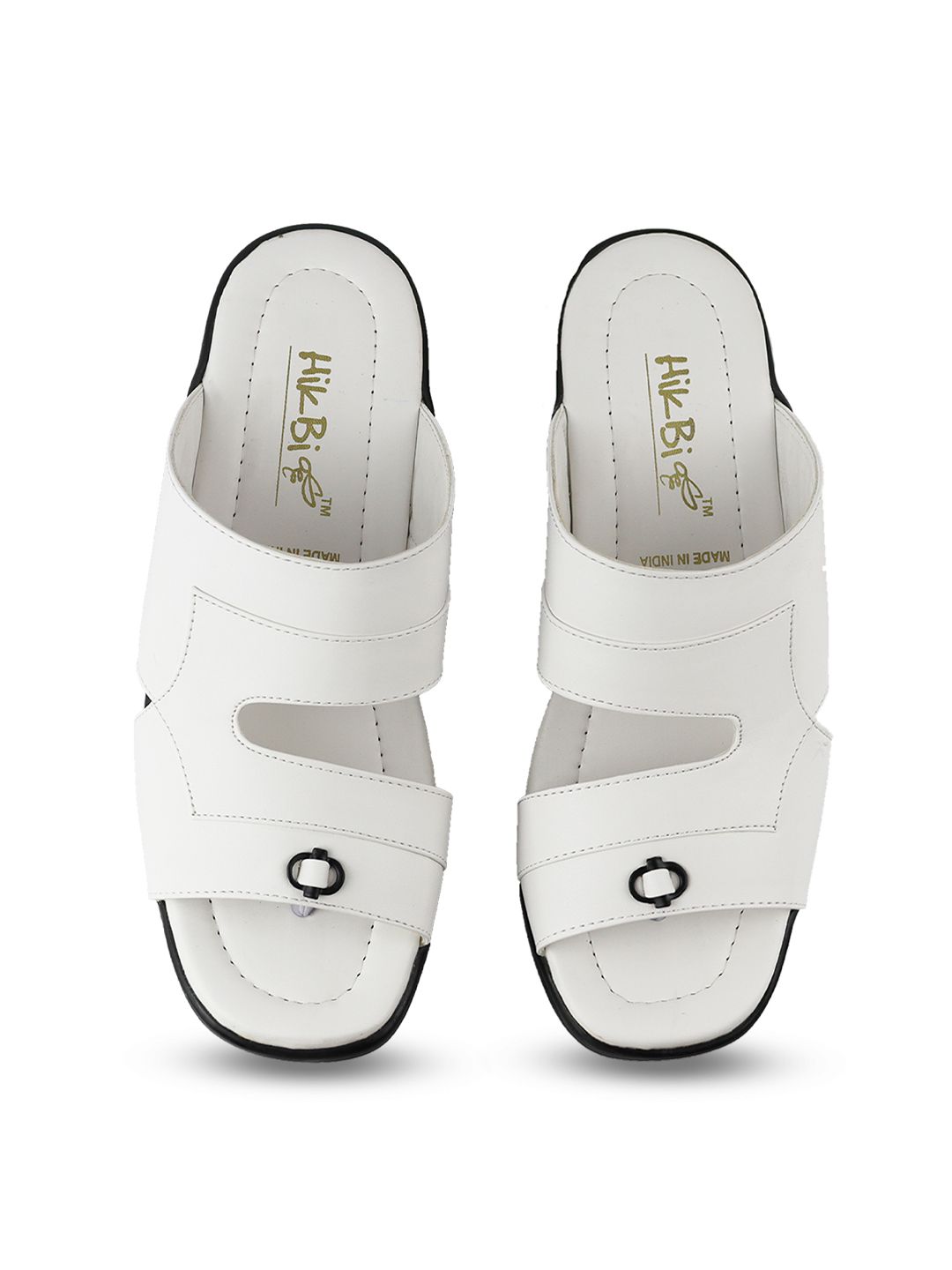 HikBi Men Open Toe Lightweight Leather Comfort Sandals-picture-18