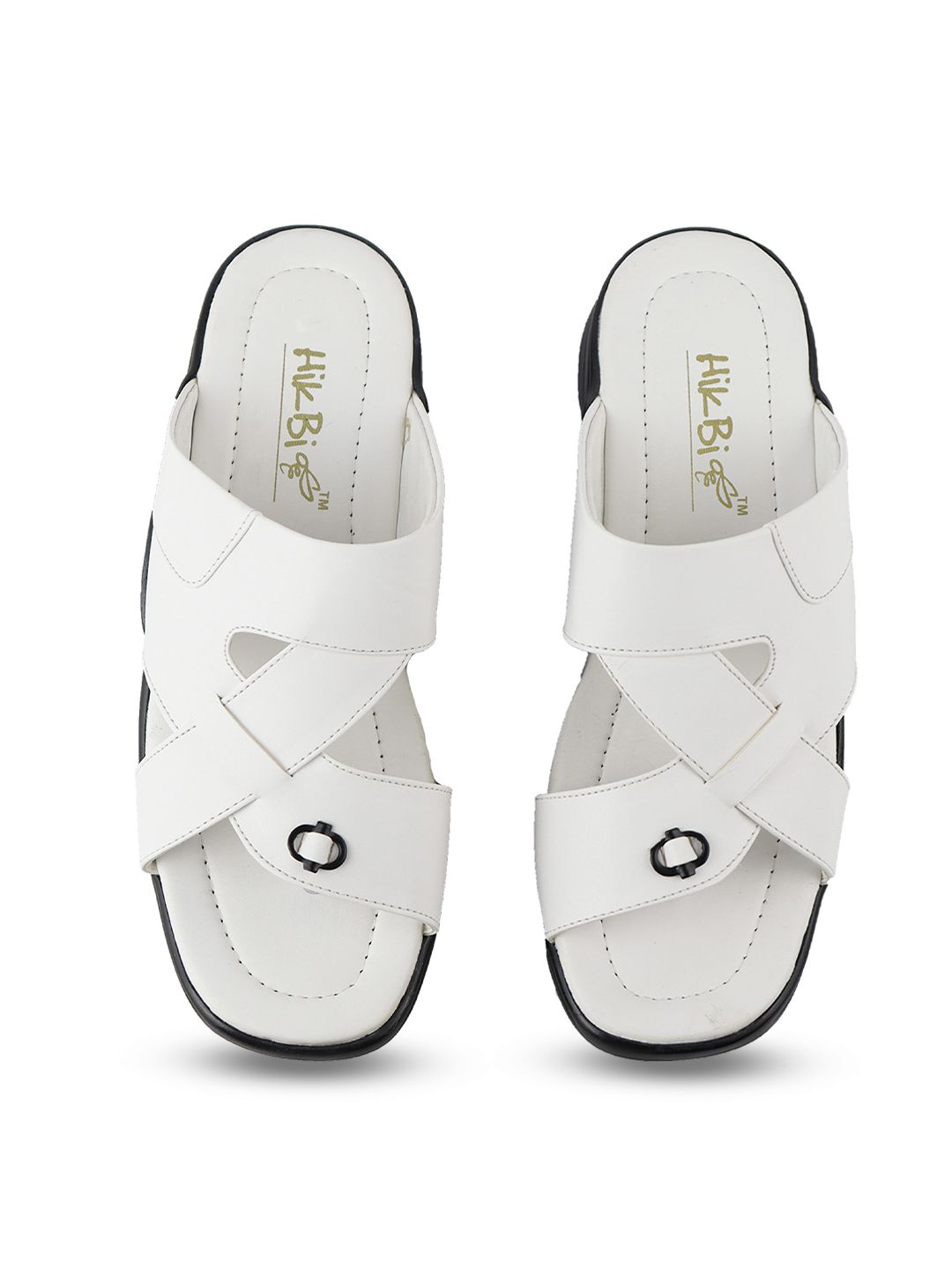 HikBi Men Open Toe Lightweight Leather Comfort Sandals-picture-41