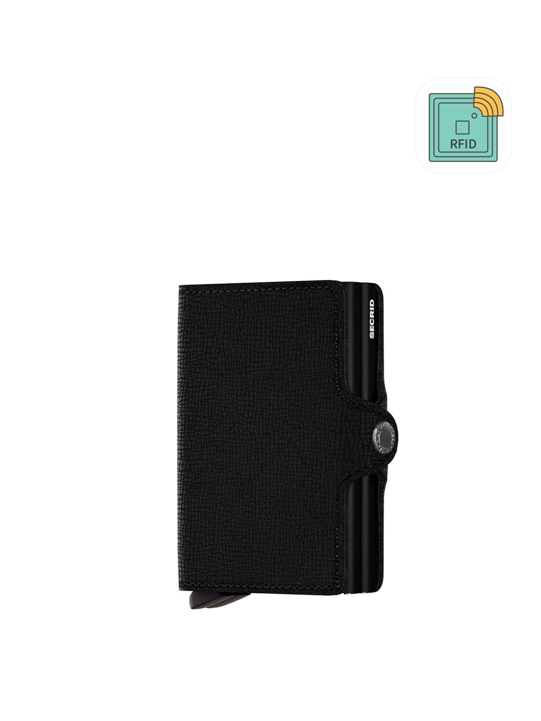 SECRID Men Textured Leather Card Holder With RFID-picture-56