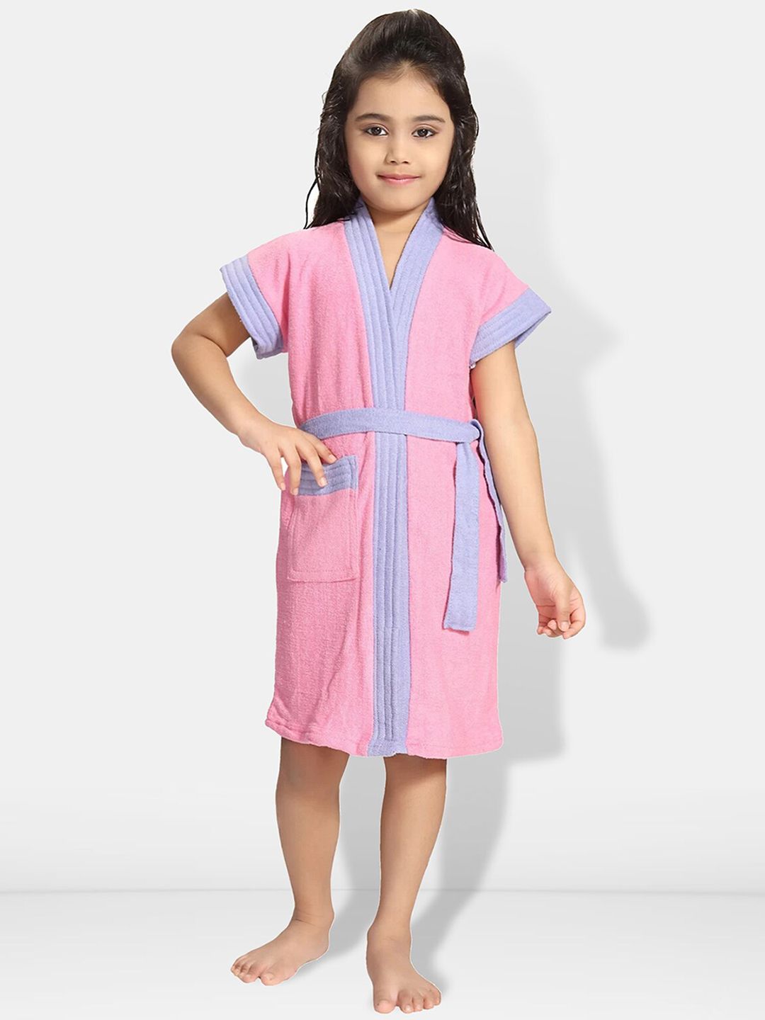 Be You Kids Terry Cotton Water Absorbent Bath Robe With Belt-image-41