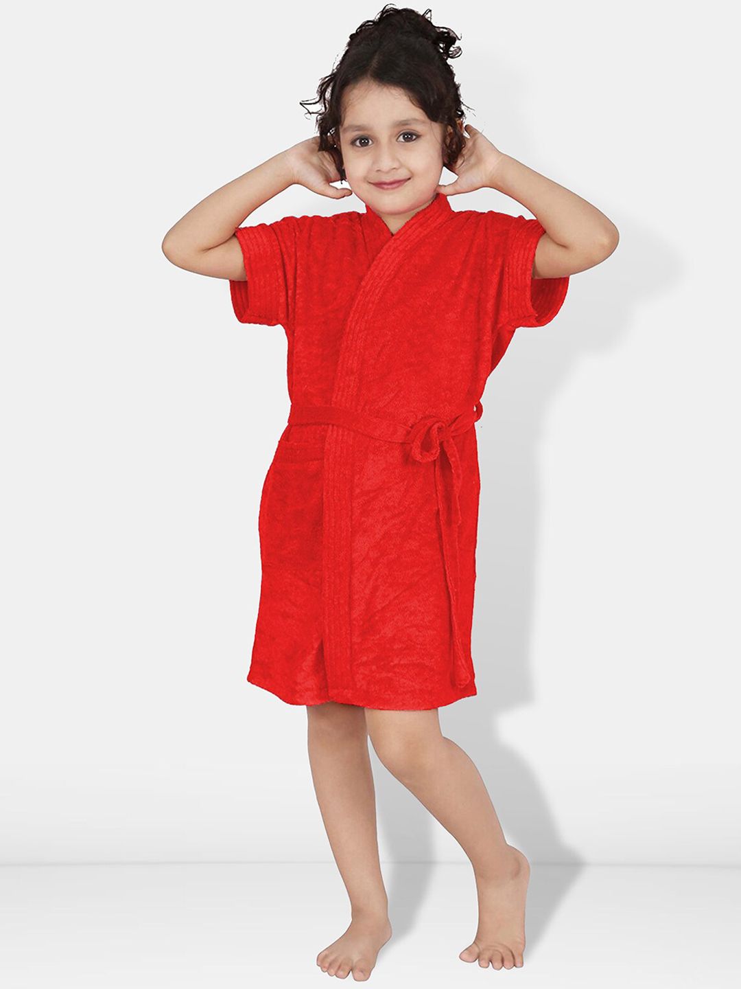 Be You Kids Terry Cotton Water Absorbent Bath Robe With Belt-image-24