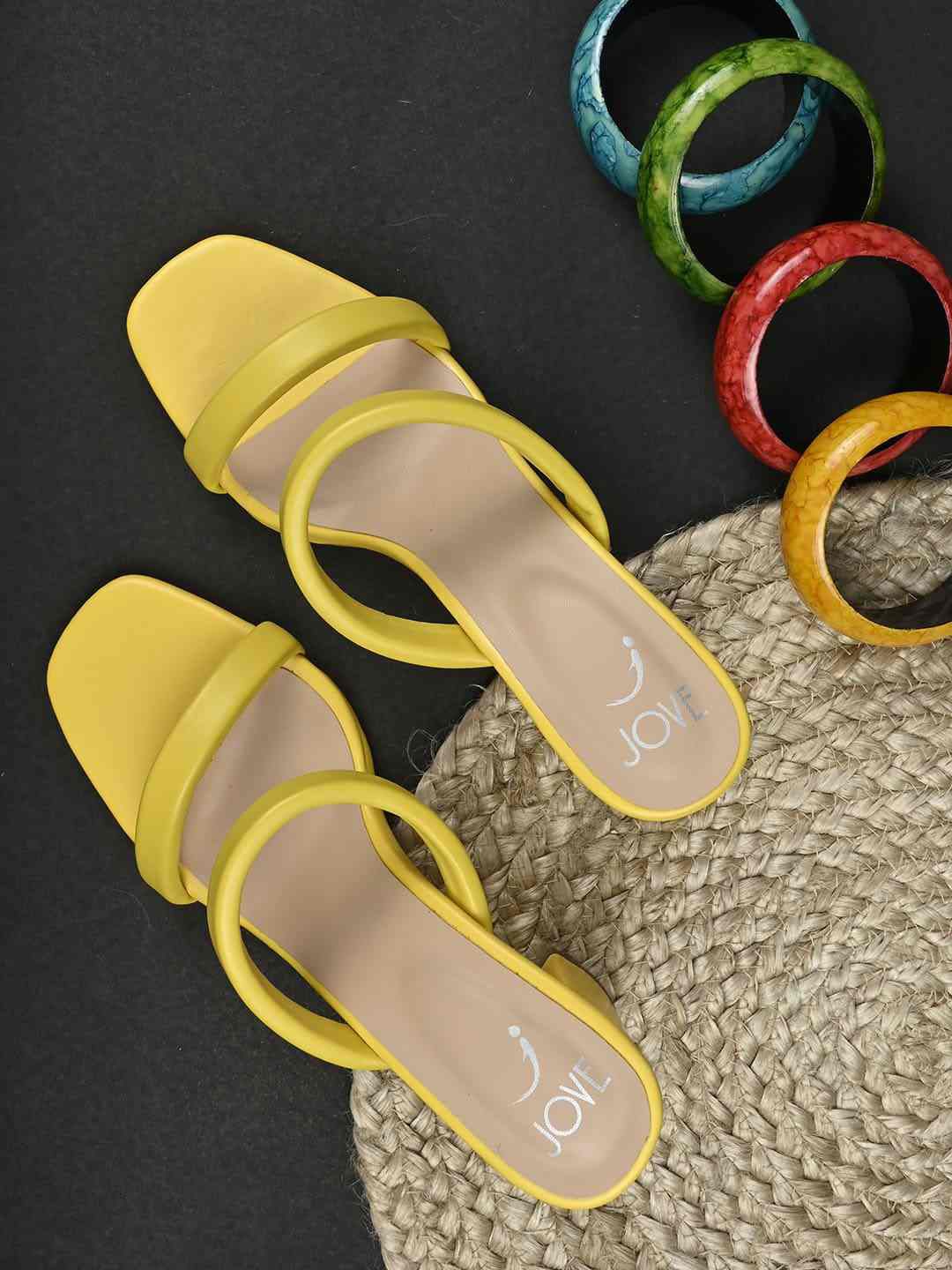 Jove Open Toe Block Heels-picture-30