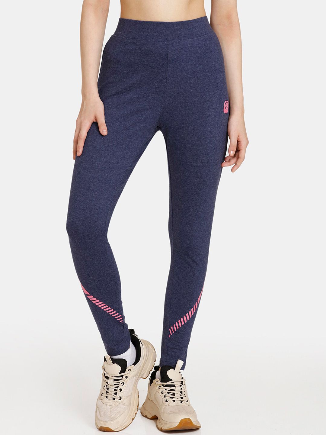 Buy Zelocity by Zivame Blue Logo Print Joggers for Women's Online @ Tata  CLiQ