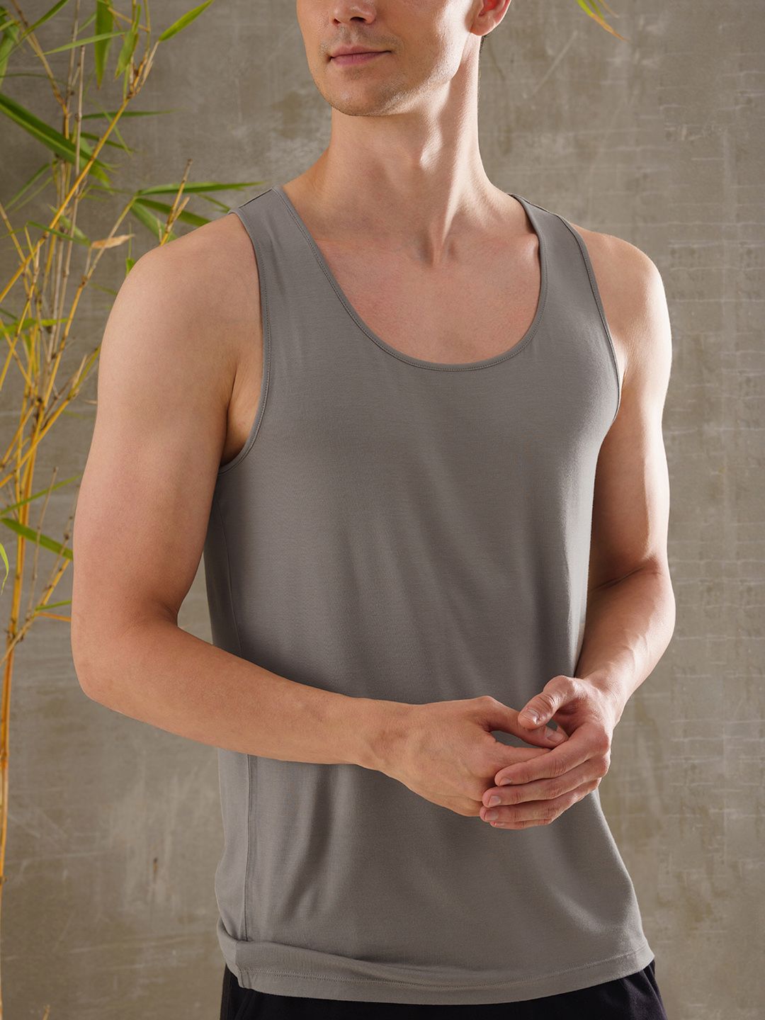 DAMENSCH Round Neck Bamboo Rayon Innerwear Vest-image-9