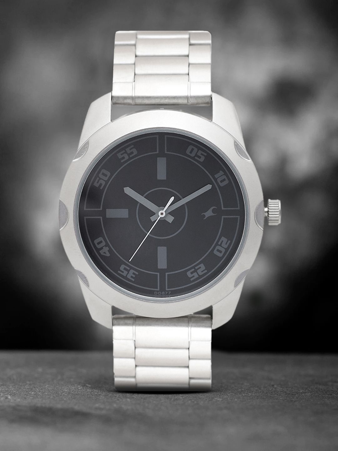 Fastrack Men Black Dial Watch 3123SM01