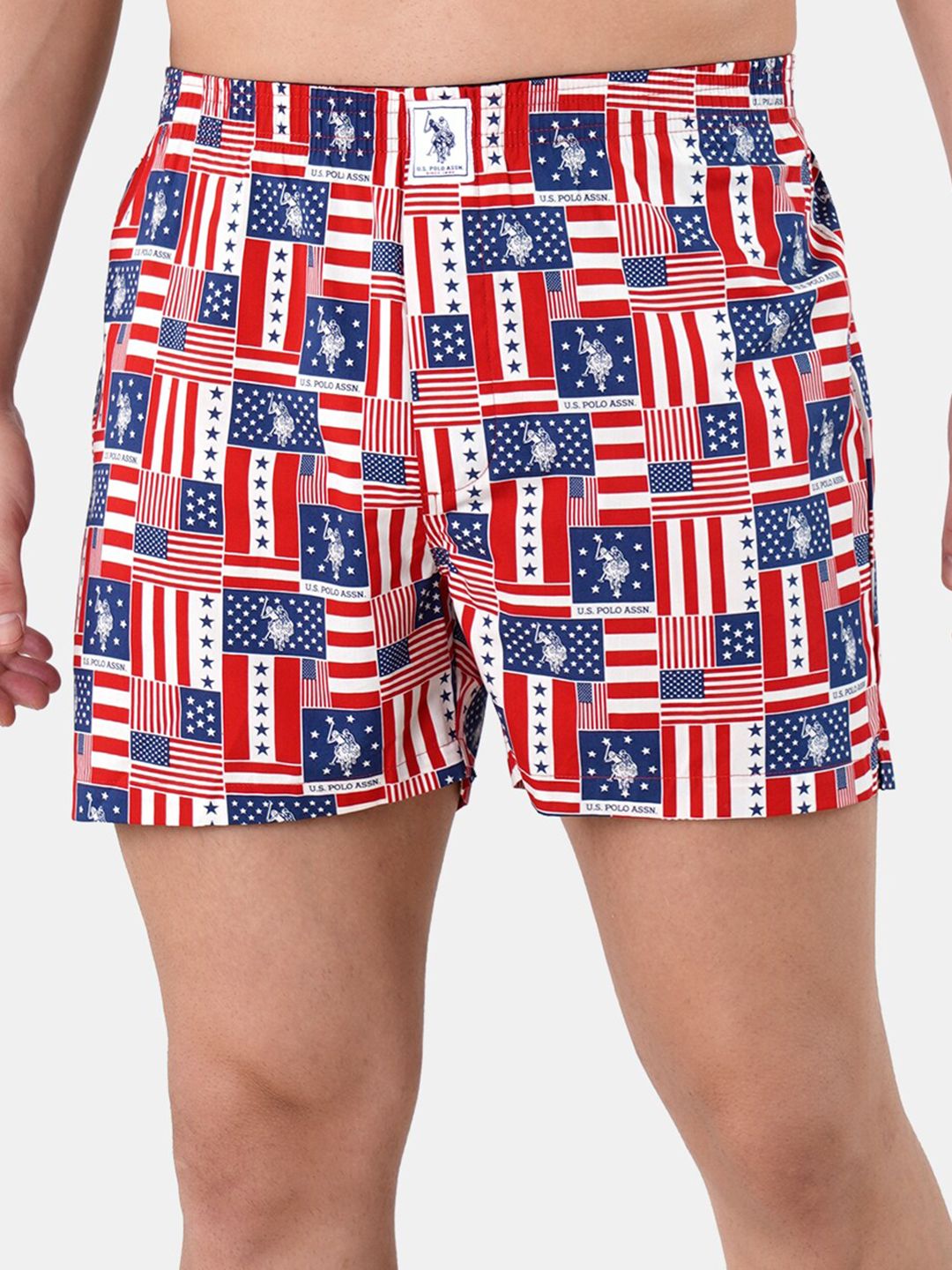 U.S. Polo Assn. Men Printed Pure Cotton Breathable Boxers-picture-24