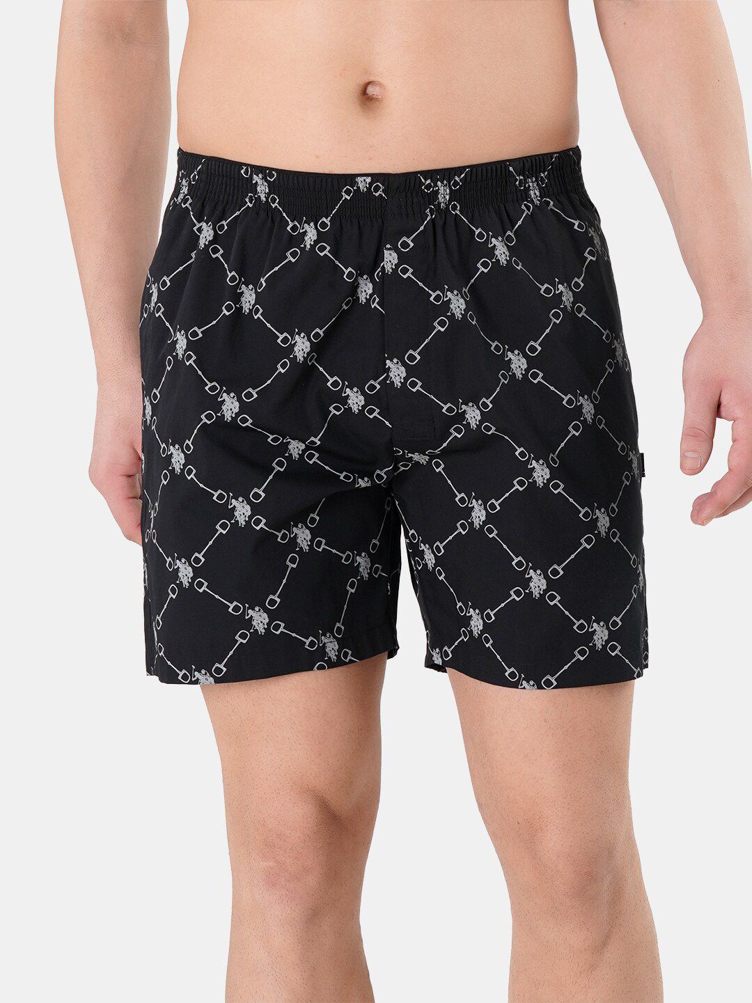 U.S. Polo Assn. Men Printed Pure Cotton Breathable Boxers-picture-42