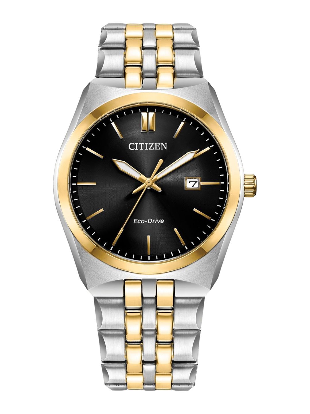 Citizen Men Dial & Stainless Steel Straps Analogue Light Powered Watch BM7334-58E-image-4