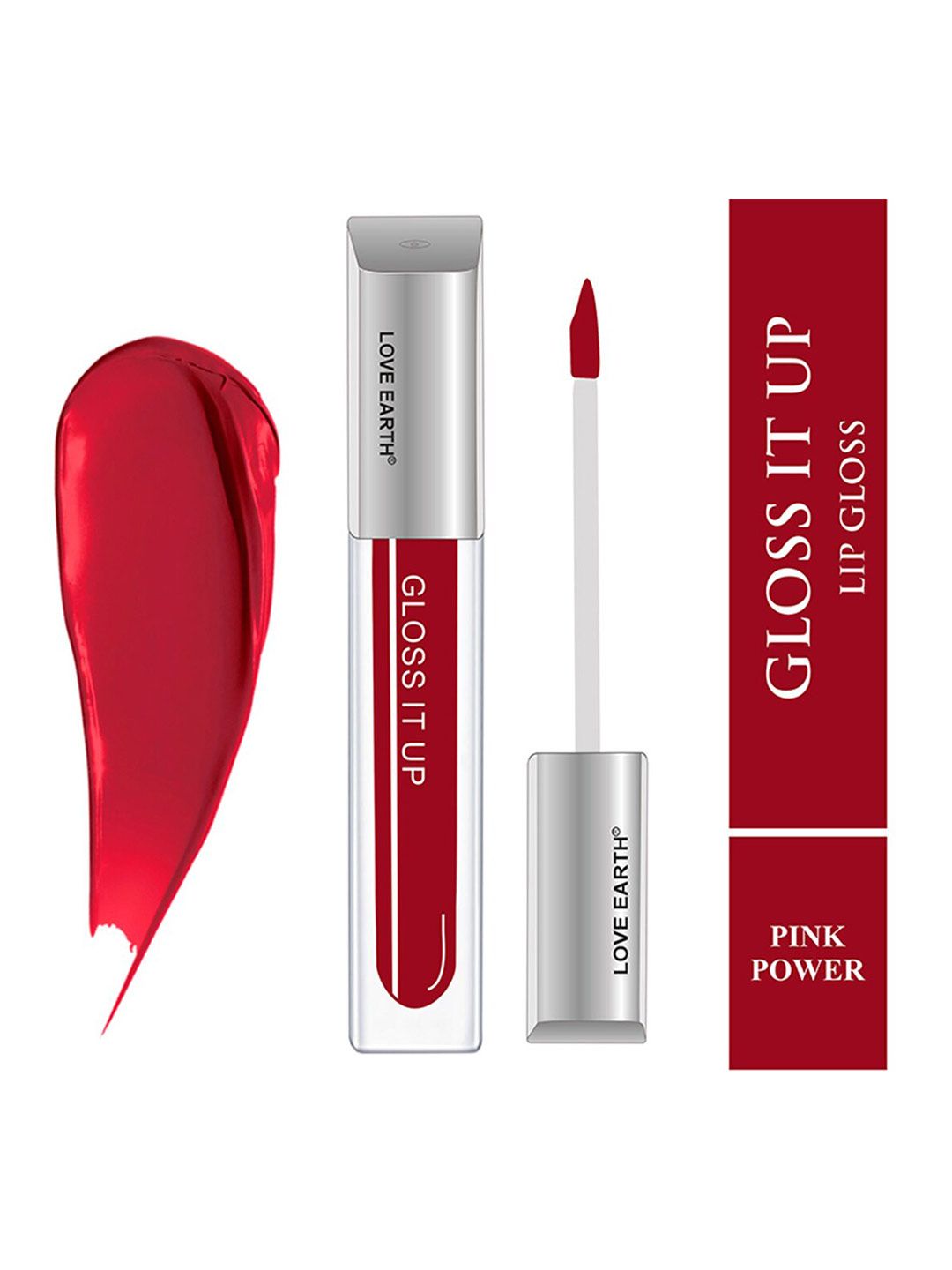 LOVE EARTH Gloss It Up Non-Sticky Moisturizing Lip Gloss 3 ml - Pink Power 110-picture-3