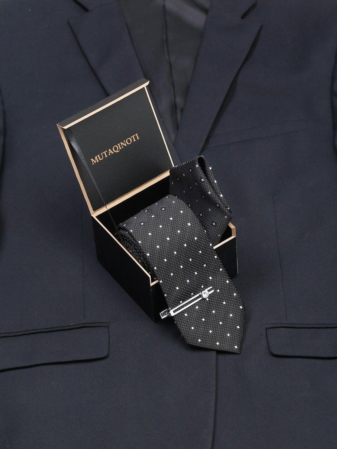 MUTAQINOTI Men Silk Necktie Accessory Gift Set-picture-45