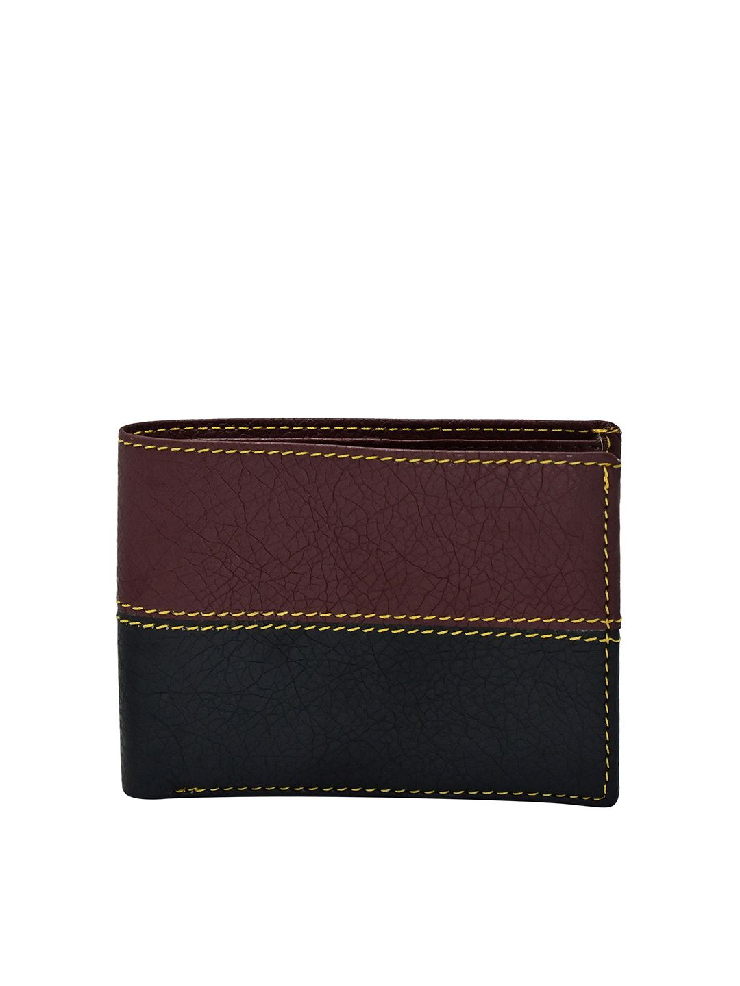 Kastner Men Colourblocked Two Fold Wallet-image-2