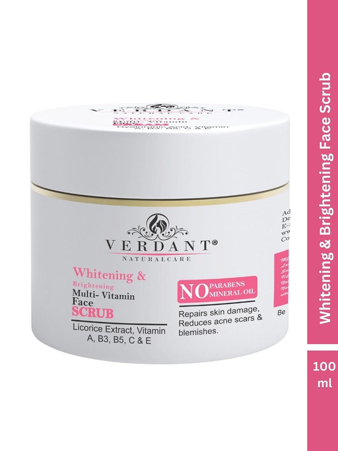 Verdant Natural Care Whitening & Brightening Multi Vitamin Face Scrub- 100ml-image-29