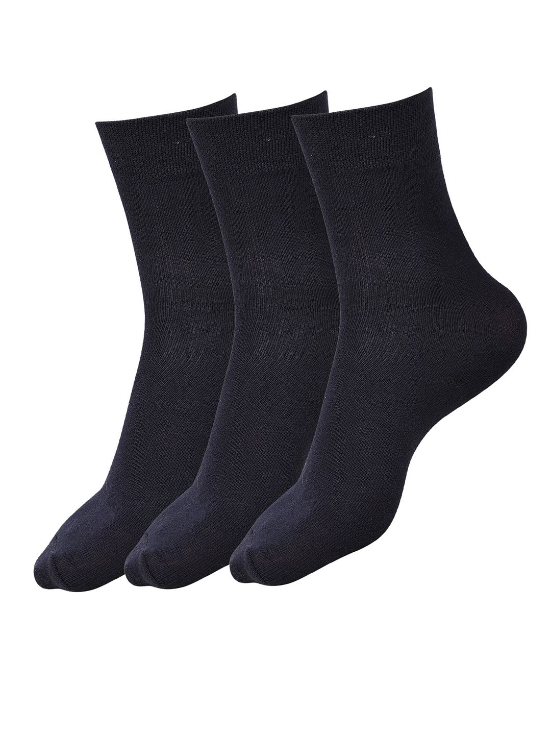 Dollar Socks Kids Pack Of 3 Cotton Calf-Length School Socks-picture-52