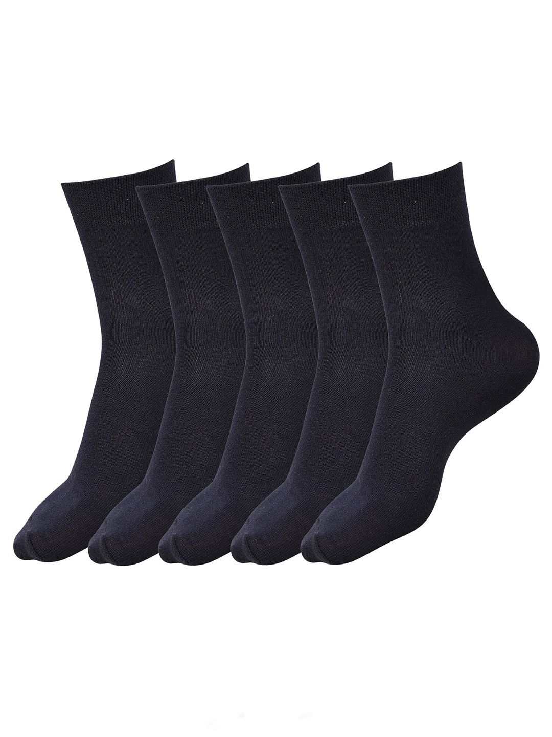 Dollar Socks Kids Pack Of 5 Breathable Calf-Length School Socks-picture-10