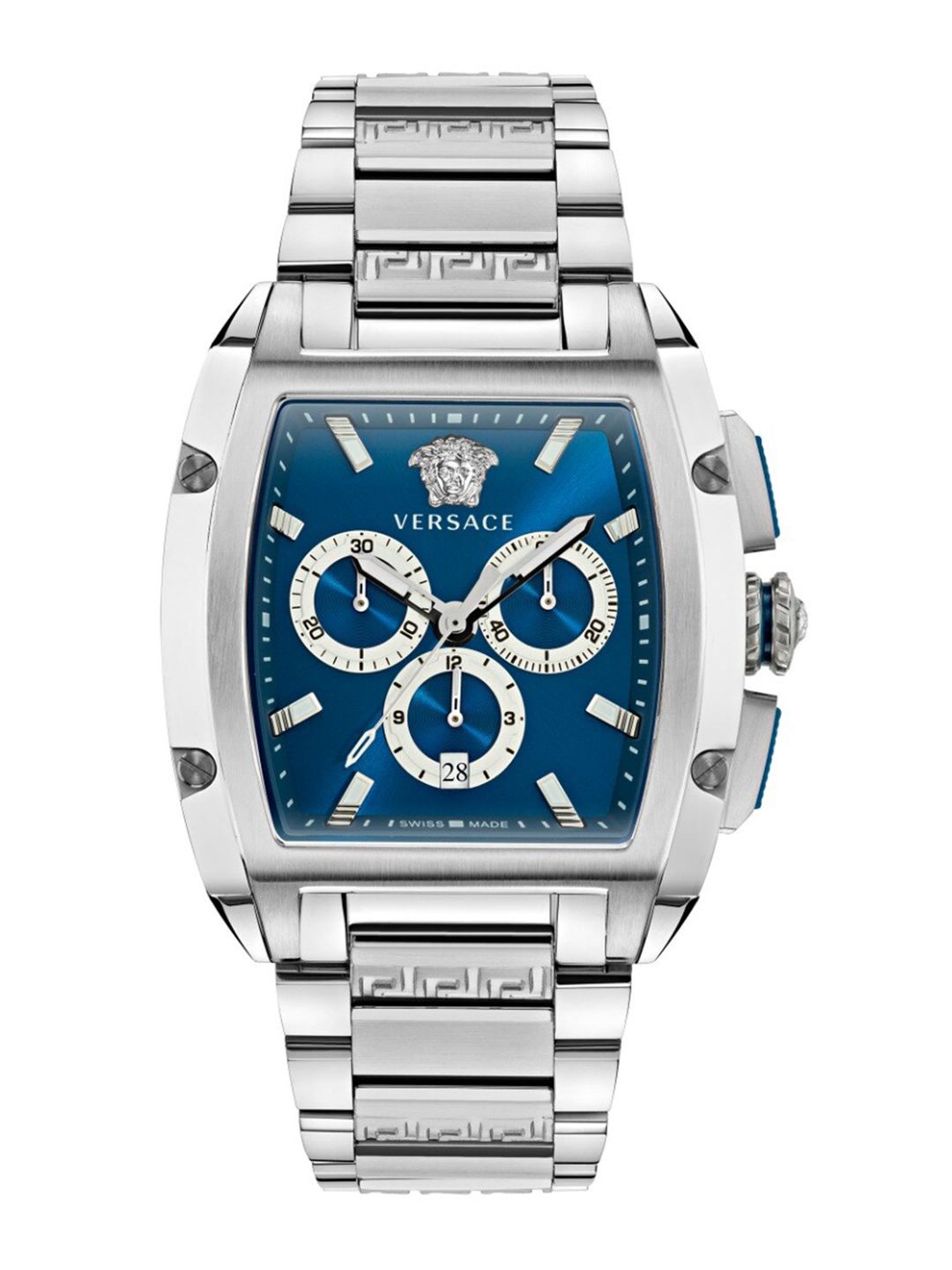 Versace Men Rectangular Dial Stainless Steel Straps Analogue Watch VE6H00423-image-38