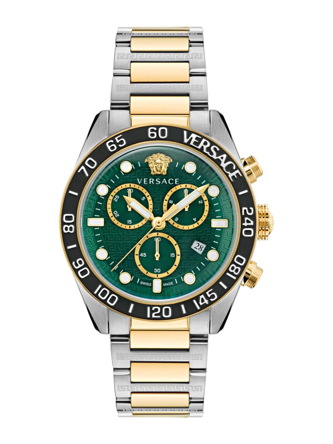 Versace Men Round Dial & Stainless Steel Straps Analogue Multifunctional Watch VE6K00423-picture-13