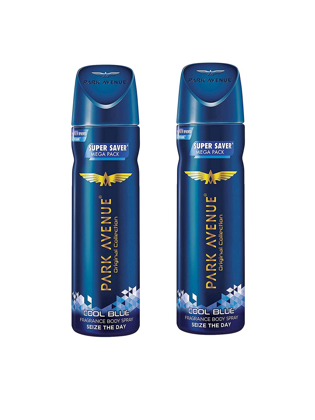 Park Avenue Men Set of 2 Cool Blue Seize The Day Fragrance Body Spray - 220 ml Each
