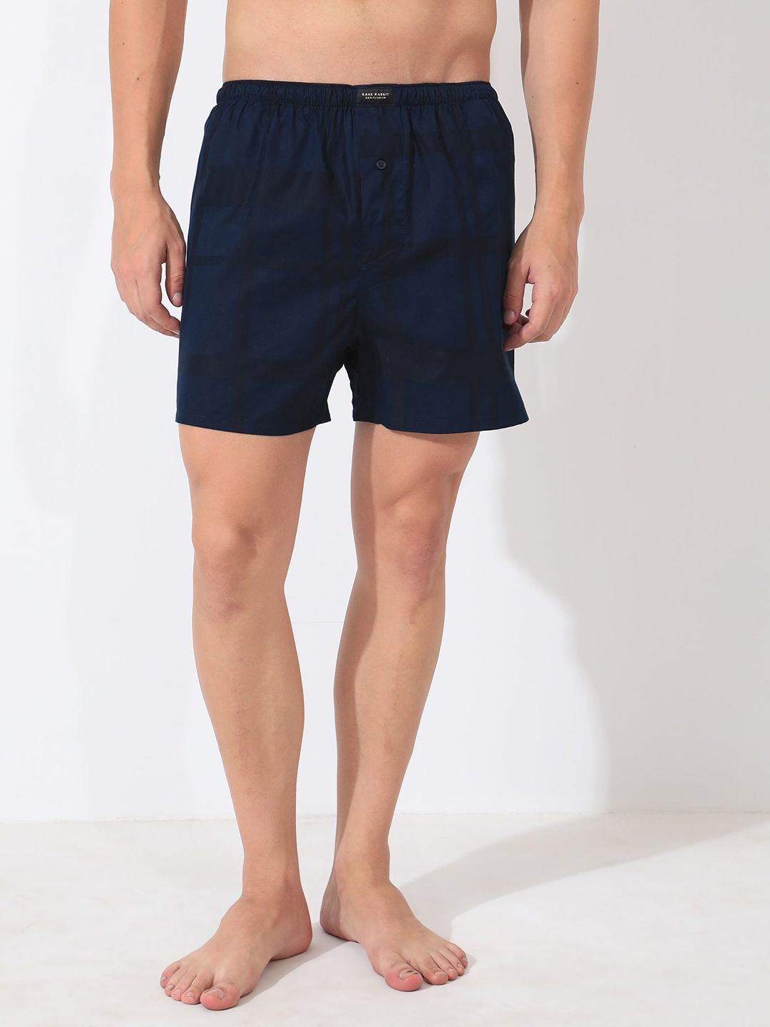 RARE RABBIT Men Checked Cotton Boxers-picture-34