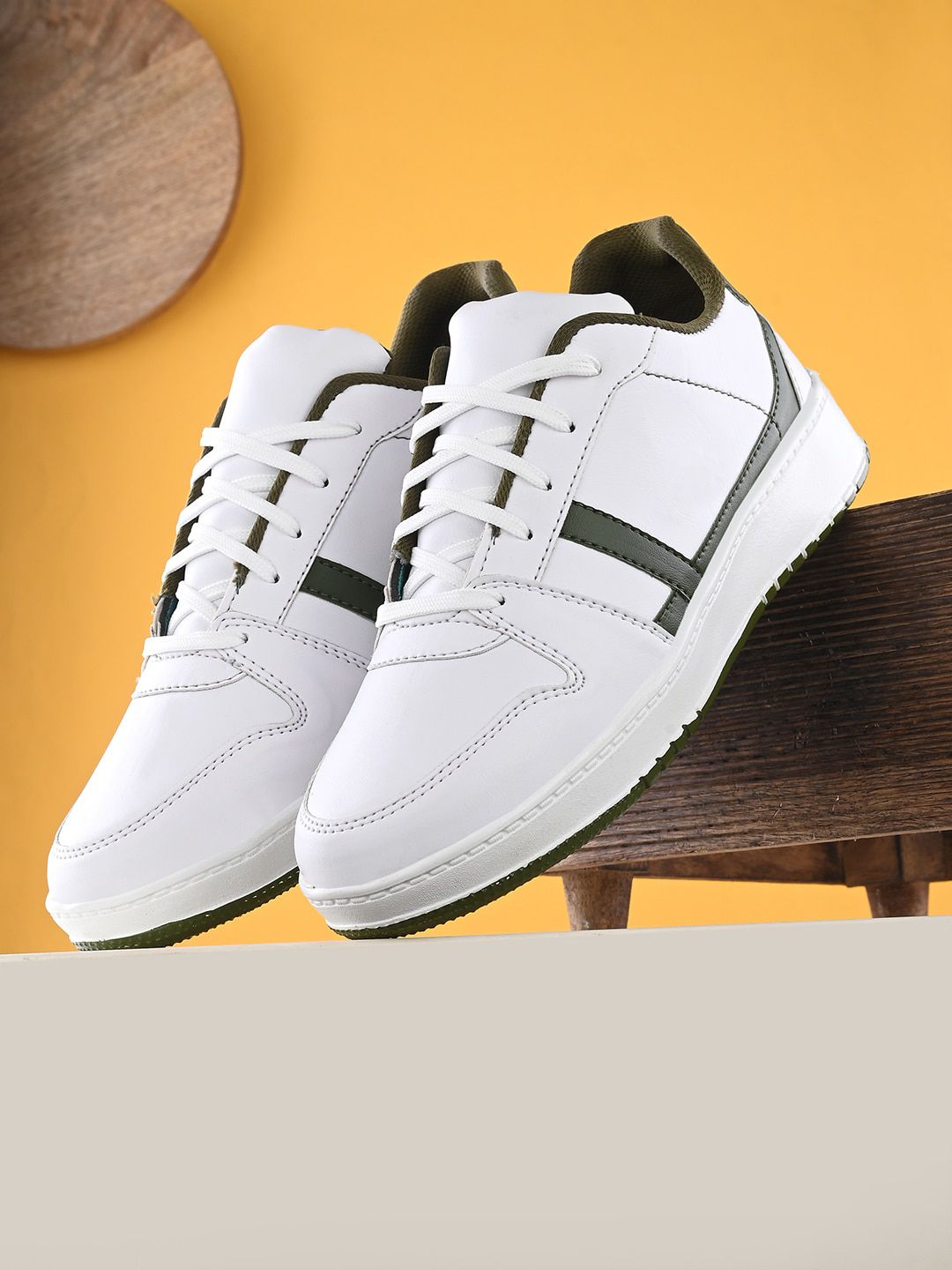 Mast & harbour men white sneakers on sale