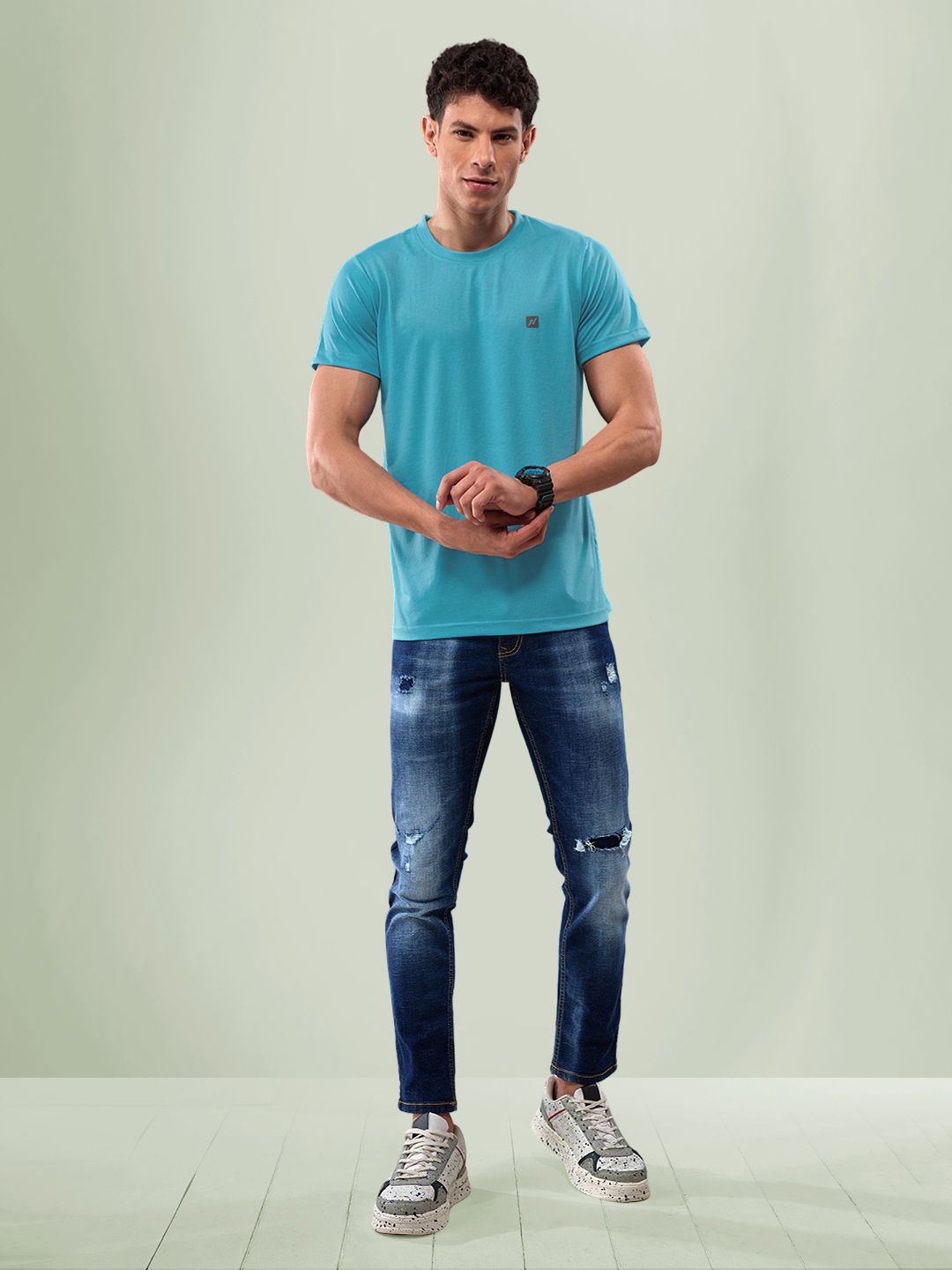 LUX NITRO Men Anti Odour Regular Fit T-shirt-picture-19