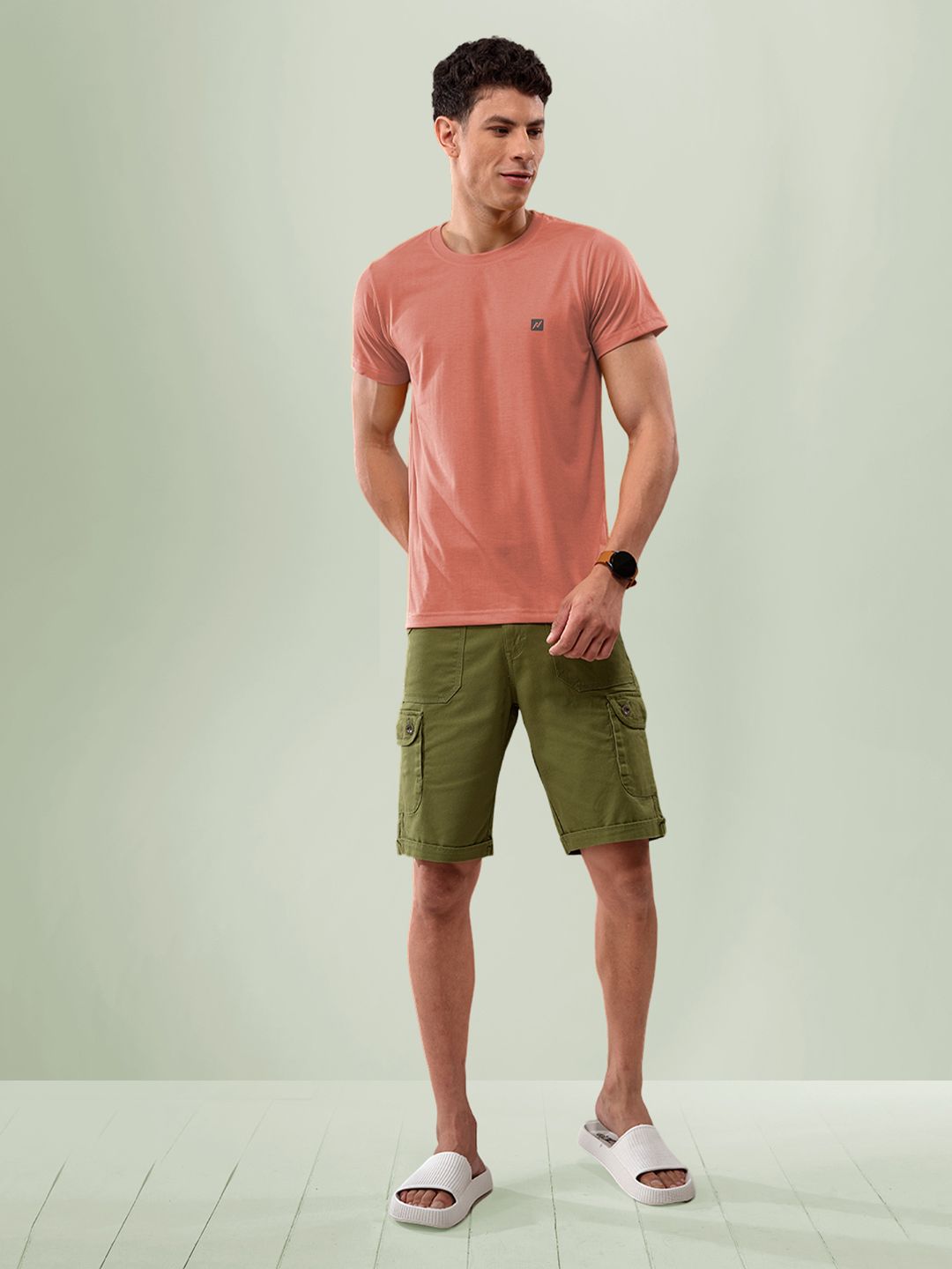 LUX NITRO Round Neck Anti Odour Casual T-shirt-image-44