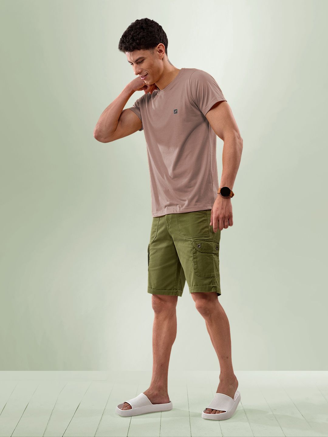 LUX NITRO Round Neck Anti Odour Regular Fit T-Shirt-image-43