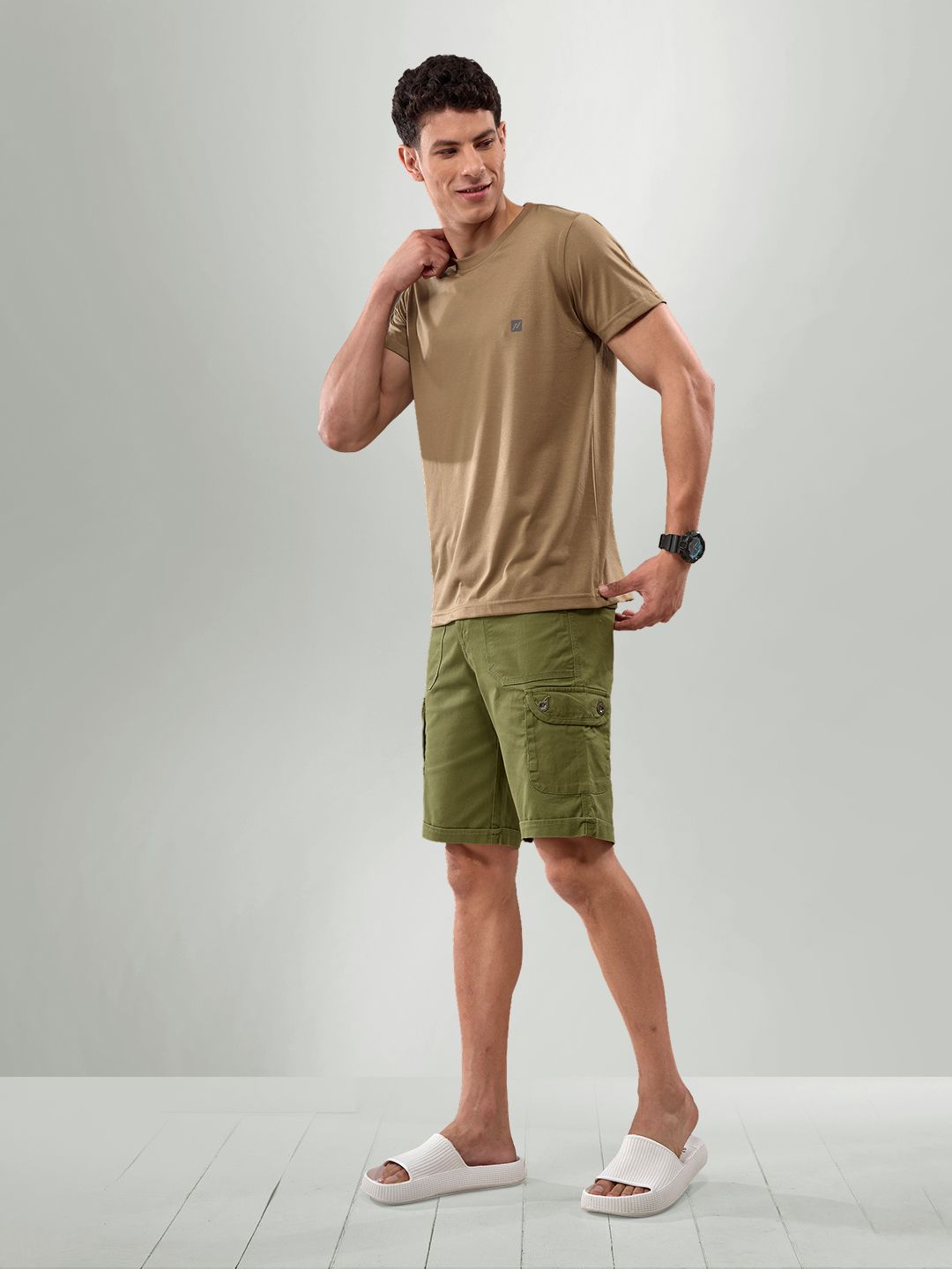 LUX NITRO Round Neck Short Sleeves Anti Odour T-Shirt-image-42