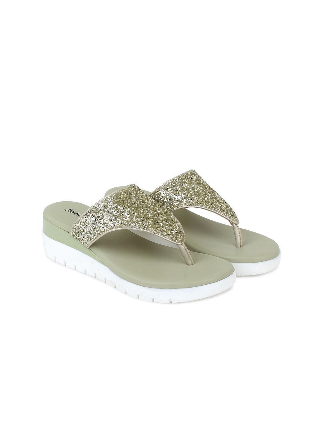 PEPITOES Comfort Embellished Open Toe Flatform Heels-picture-14