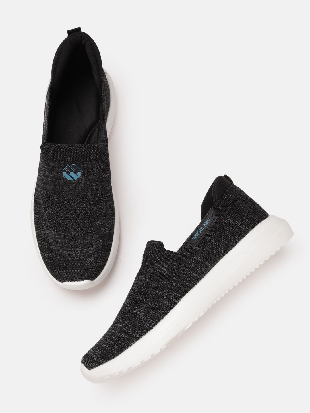 Woodland Woodsport Men Woven Design SlipOn Running Shoes Price History