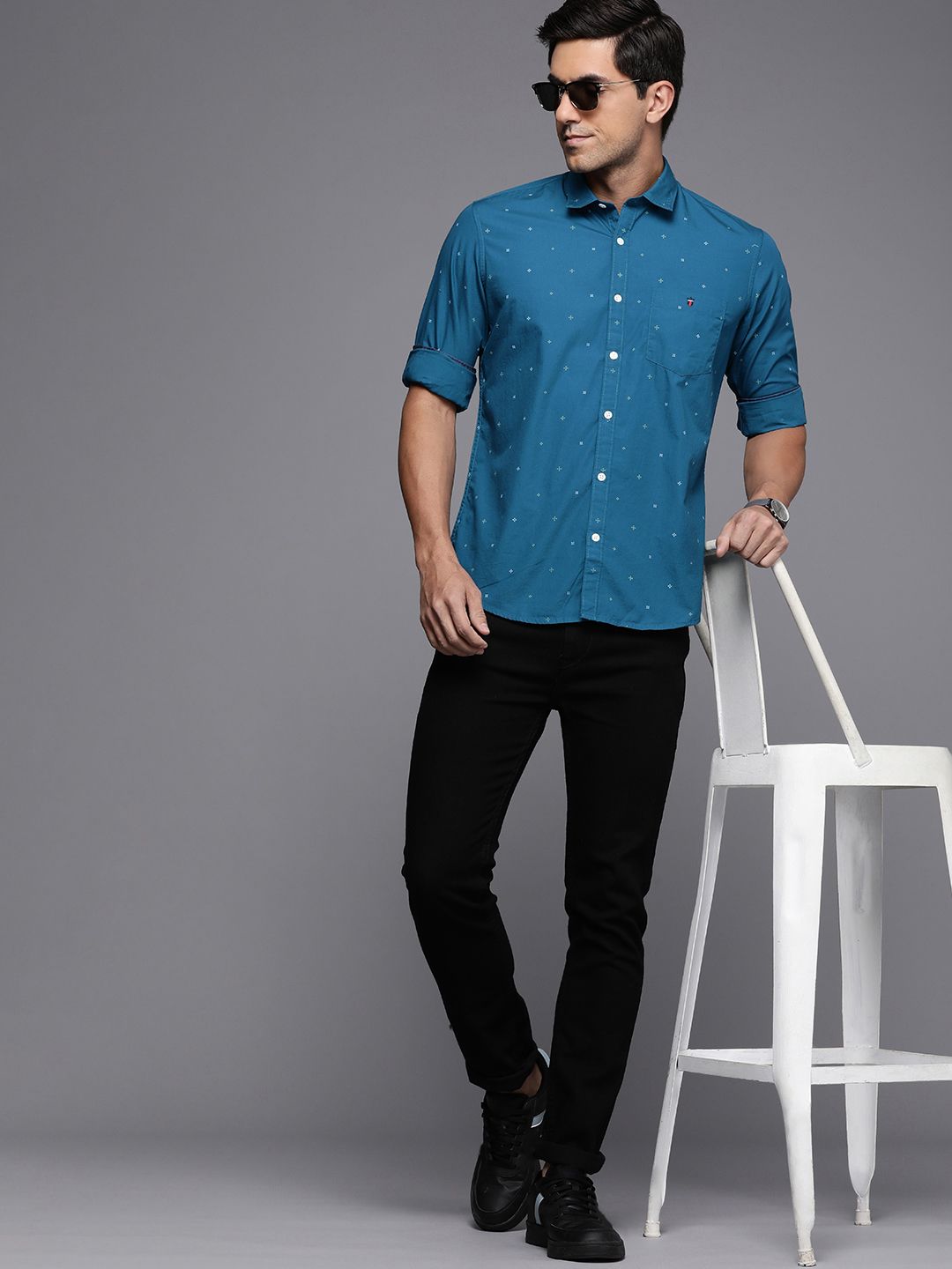 Louis Philippe Casual Shirts for Men : : Clothing