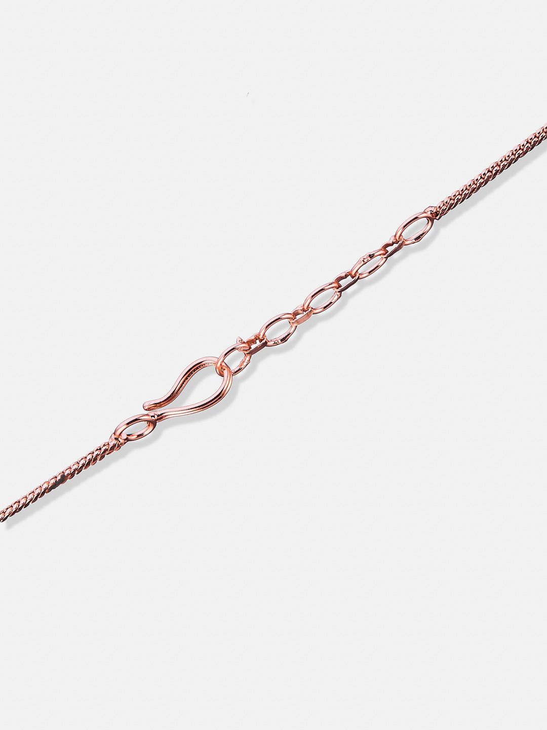 ATIBELLE Rose Gold-Plated AD-Studded Jewellery Set