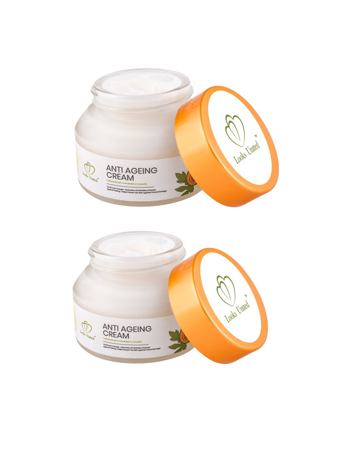 Looks United Set Of 2 Anti Ageing Cream - 50gm Each-picture-8
