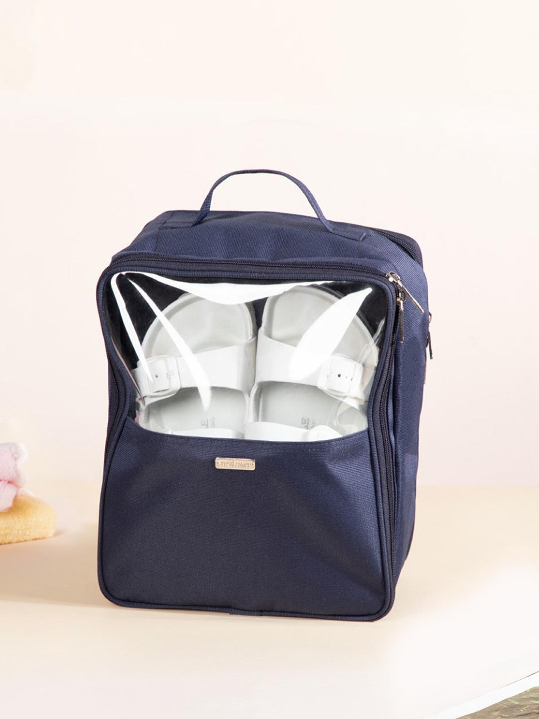 Nestasia Navy Blue Ultra Lightweight Shoe Organizer-picture-52